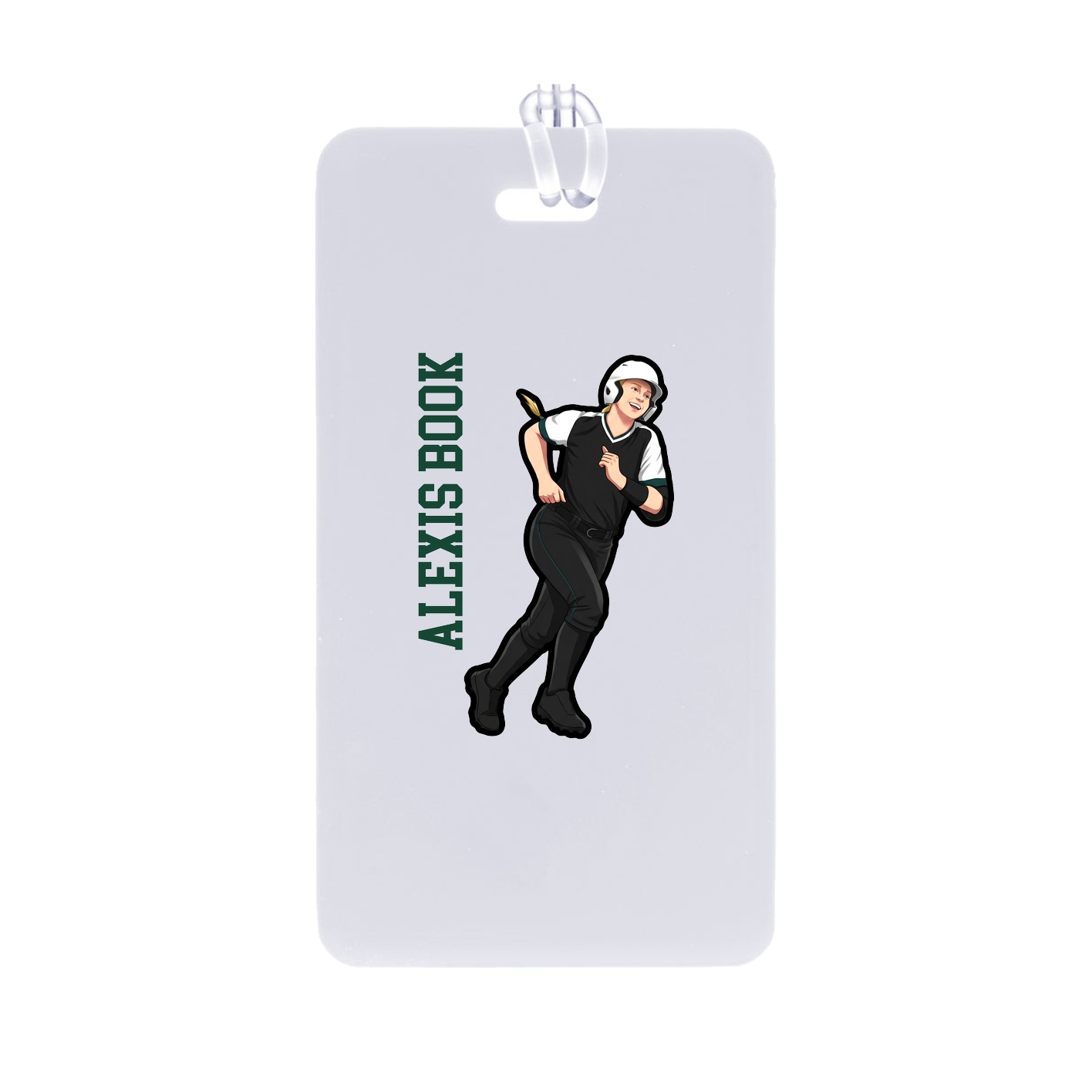 Bag Tag — Name Vertical in Classic