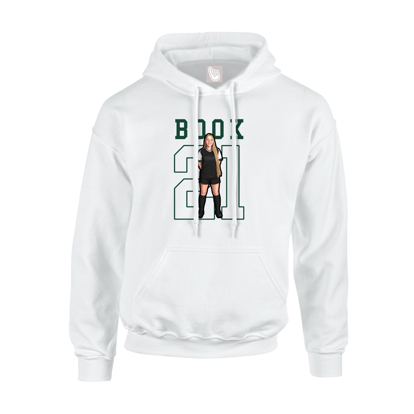 Youth Hoodie — Shirsey in White