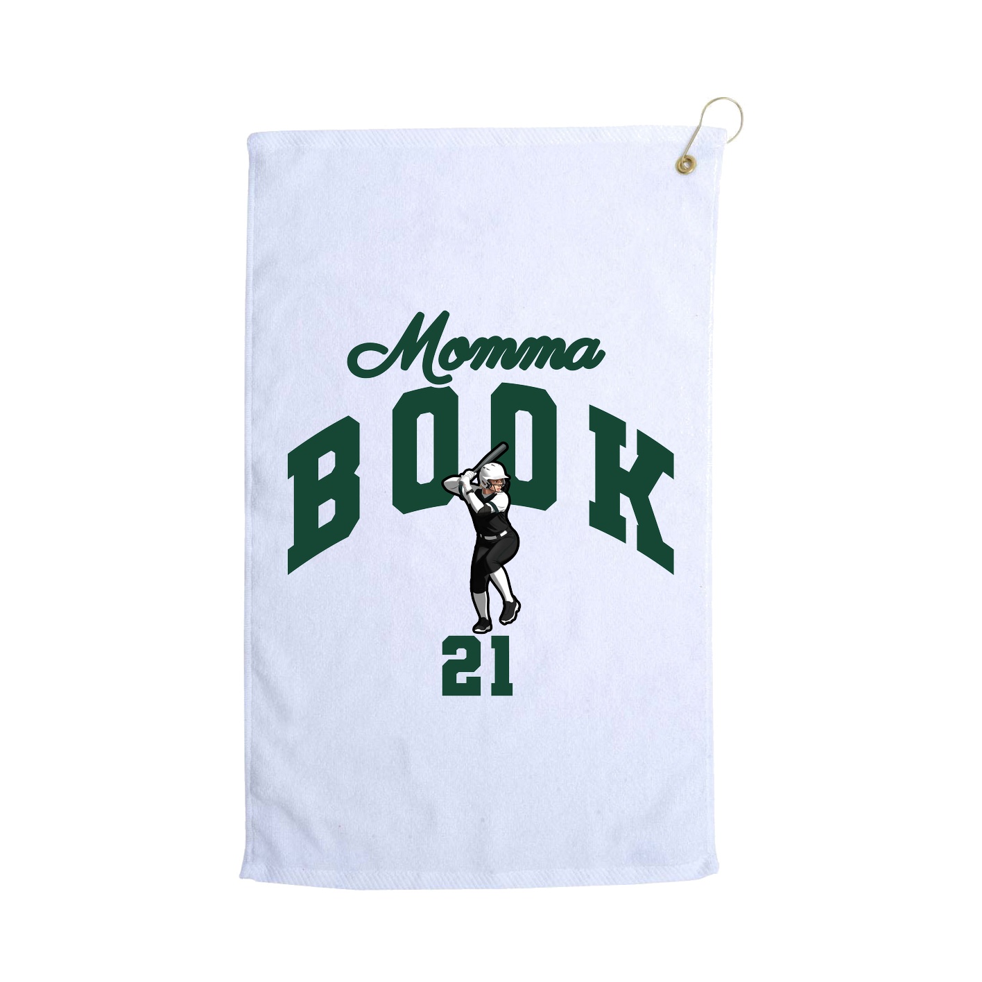 Golf Towel — Mothers Day Arch in White