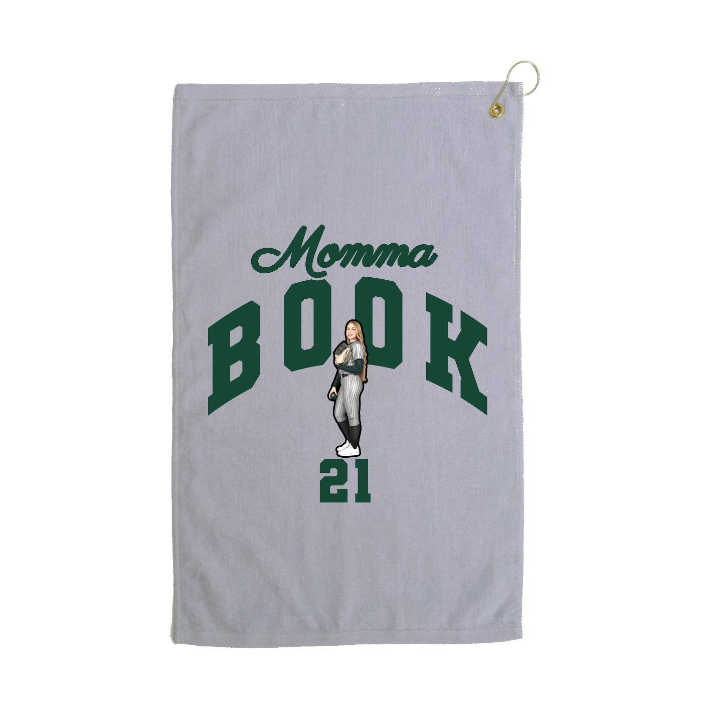 Golf Towel — Mothers Day Arch in Grey
