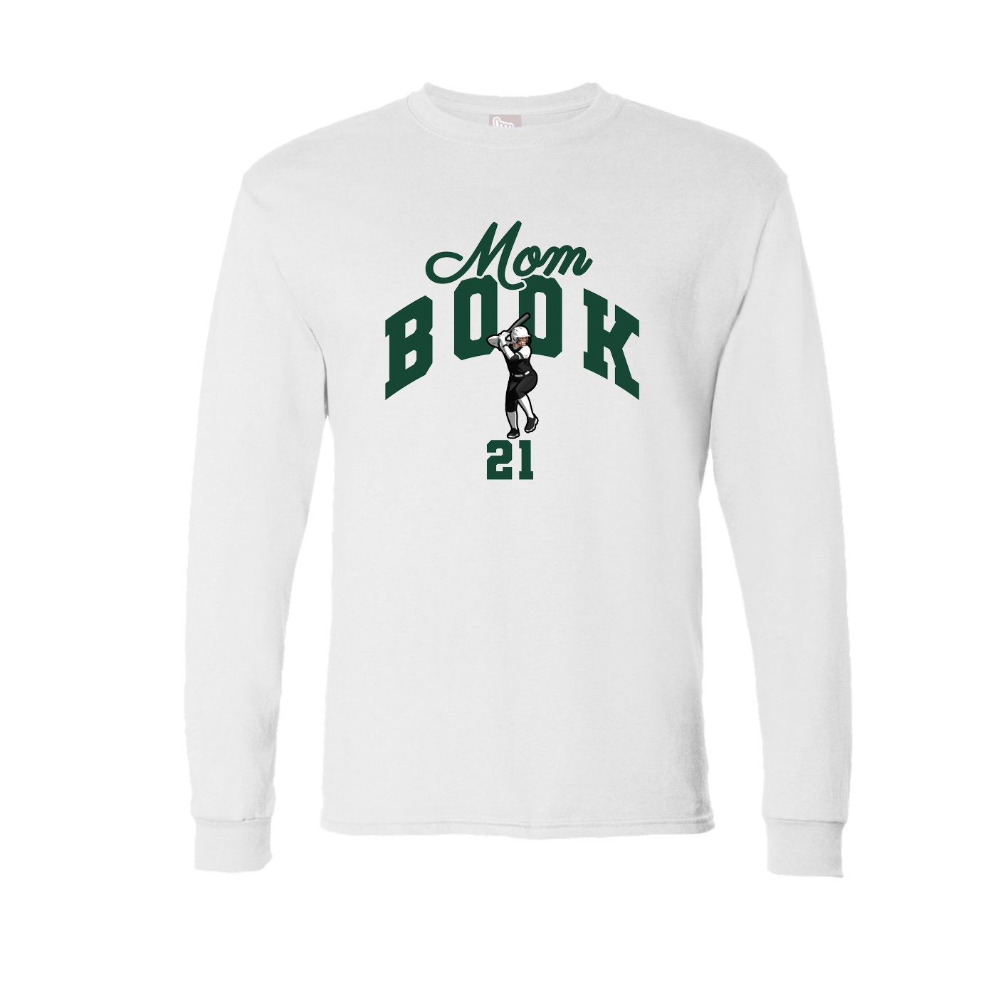 Long Sleeve Tee — Mothers Day Arch in White