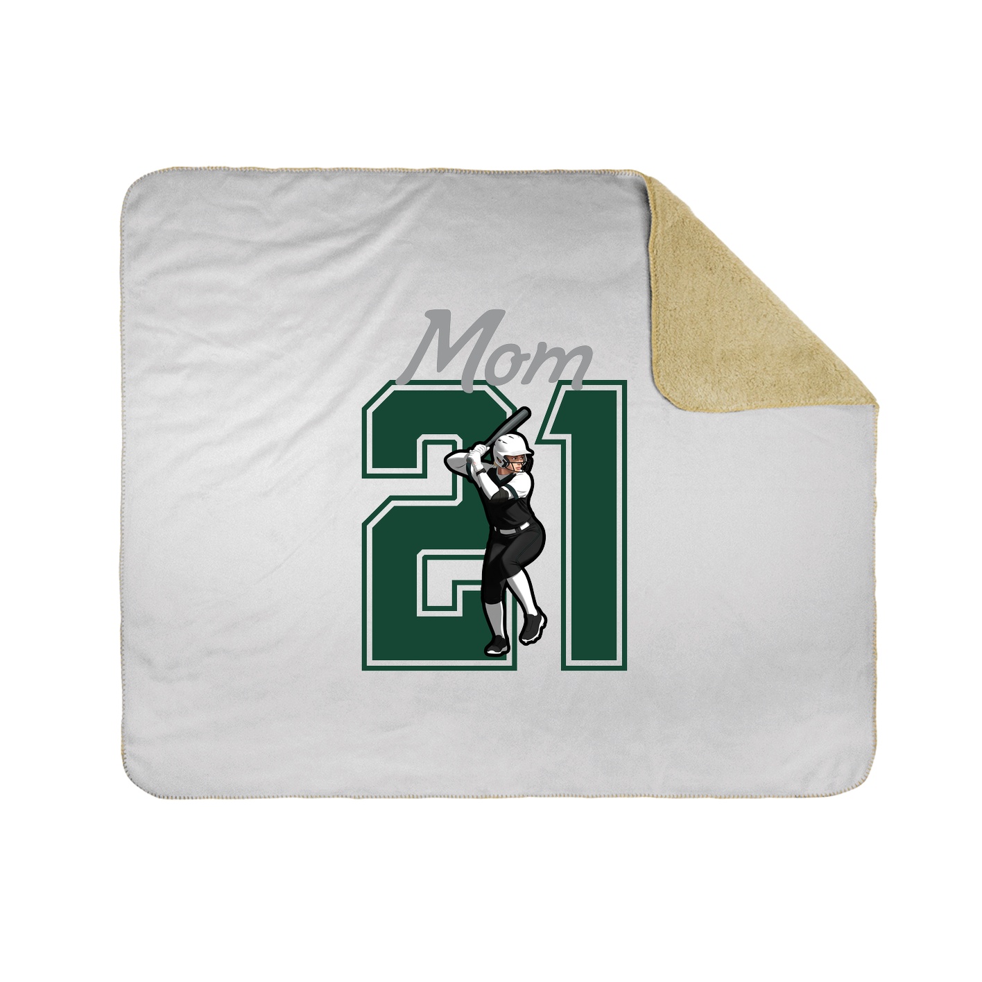 Throw Blanket — Mothers Day Shirsey in White
