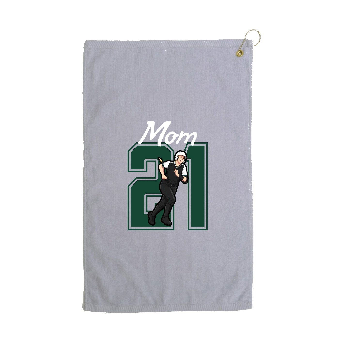 Golf Towel — Mothers Day Shirsey in Grey
