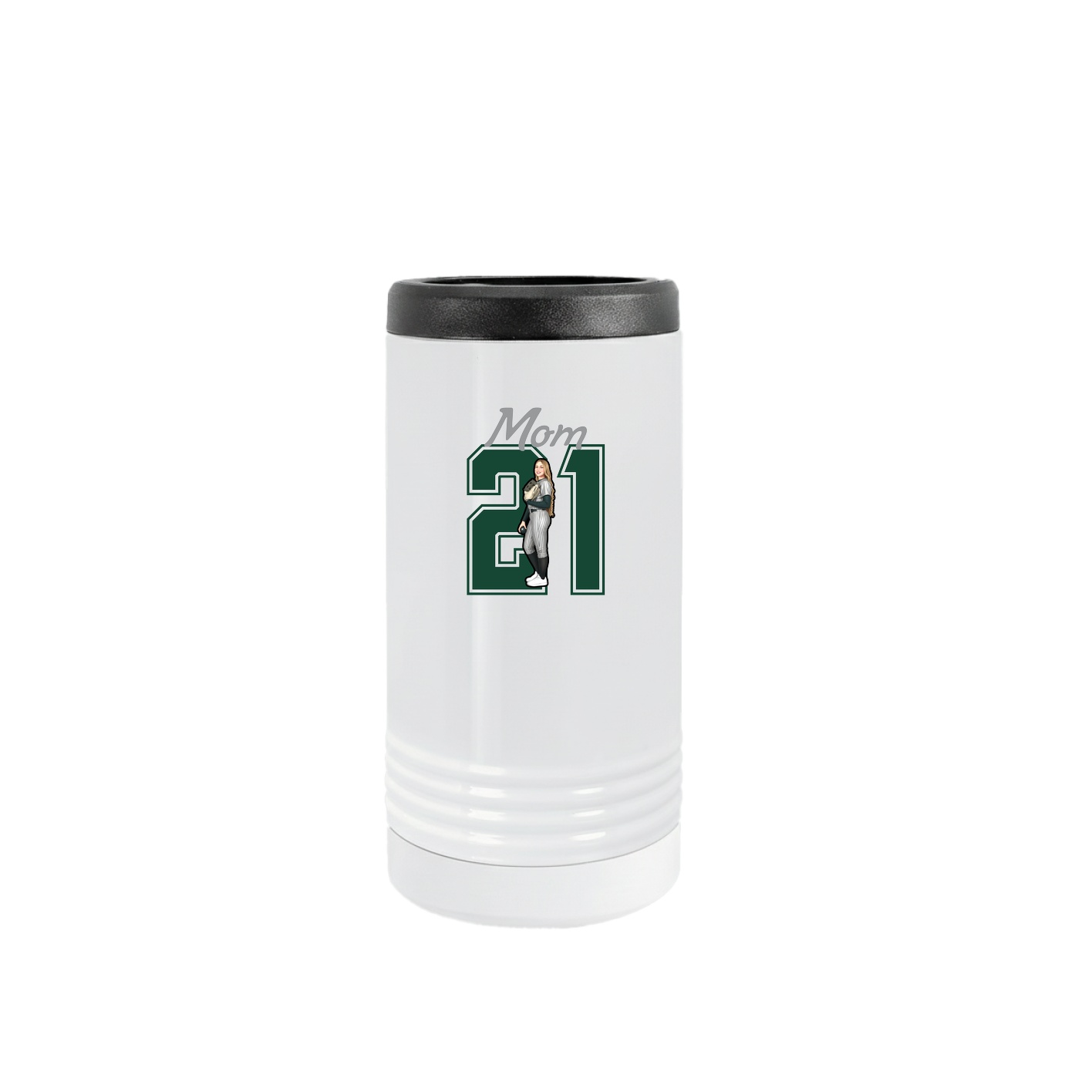 Slim Beverage Holder — Mothers Day Shirsey in White
