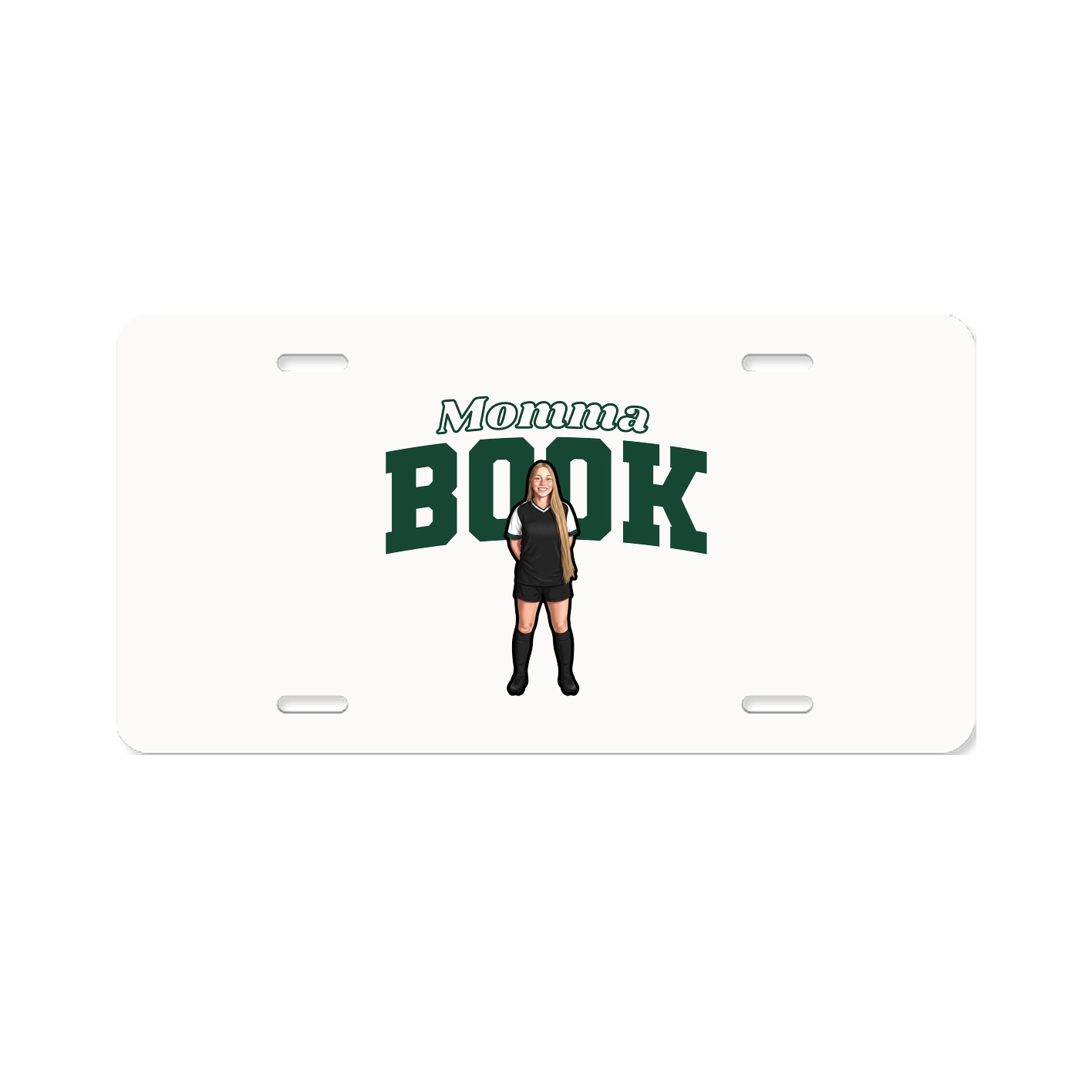 License Plate — Mothers Day Block in Classic