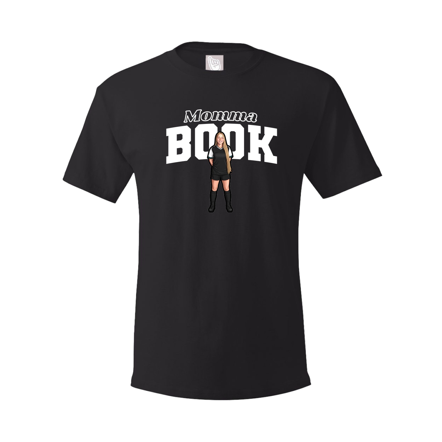 Youth Tee — Mothers Day Block in Black