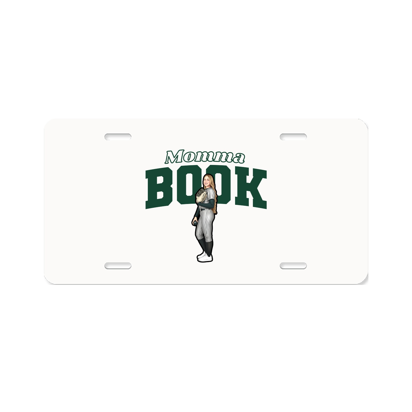 License Plate — Mothers Day Block in Classic