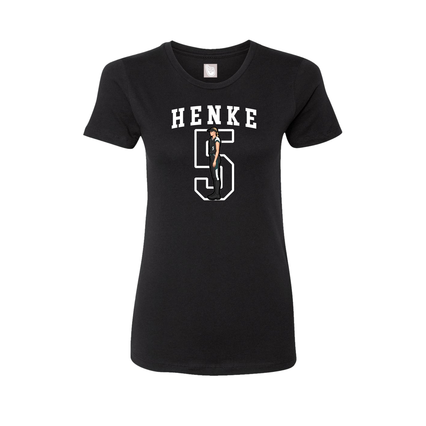 Fitted Women's Tee — Shirsey in Black
