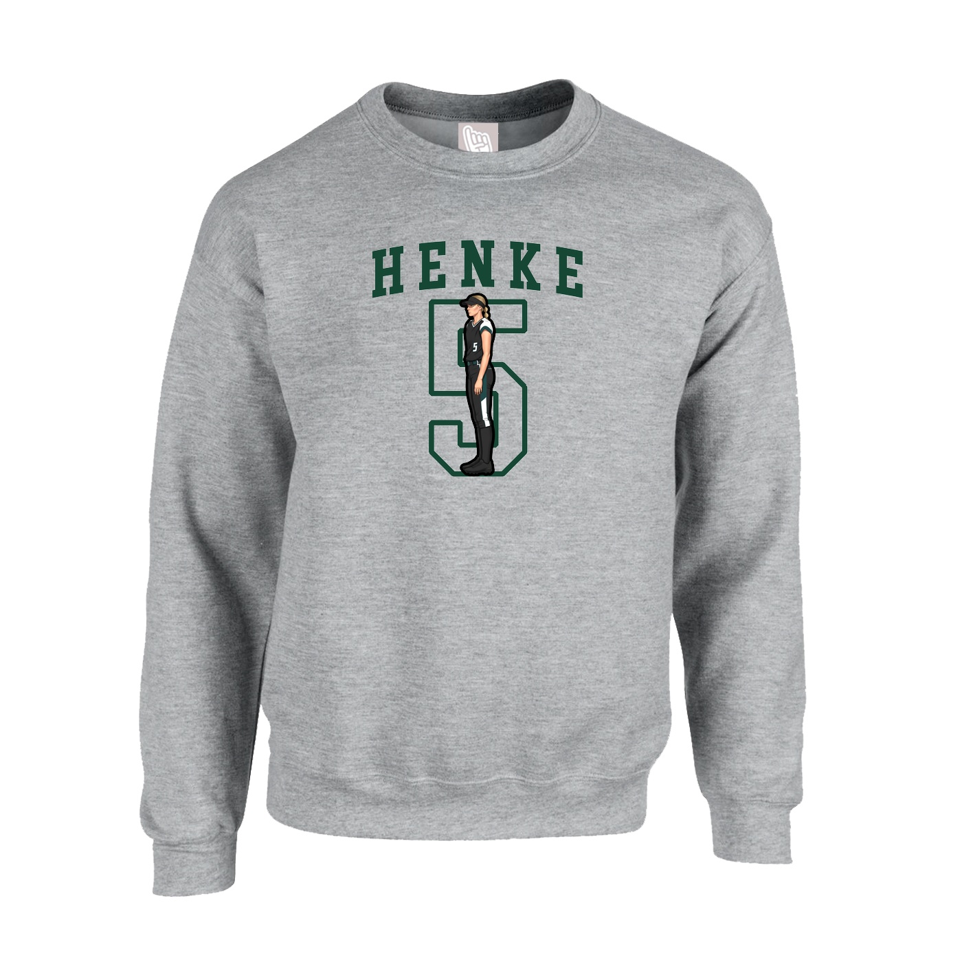 Fleece Crew — Shirsey in Grey