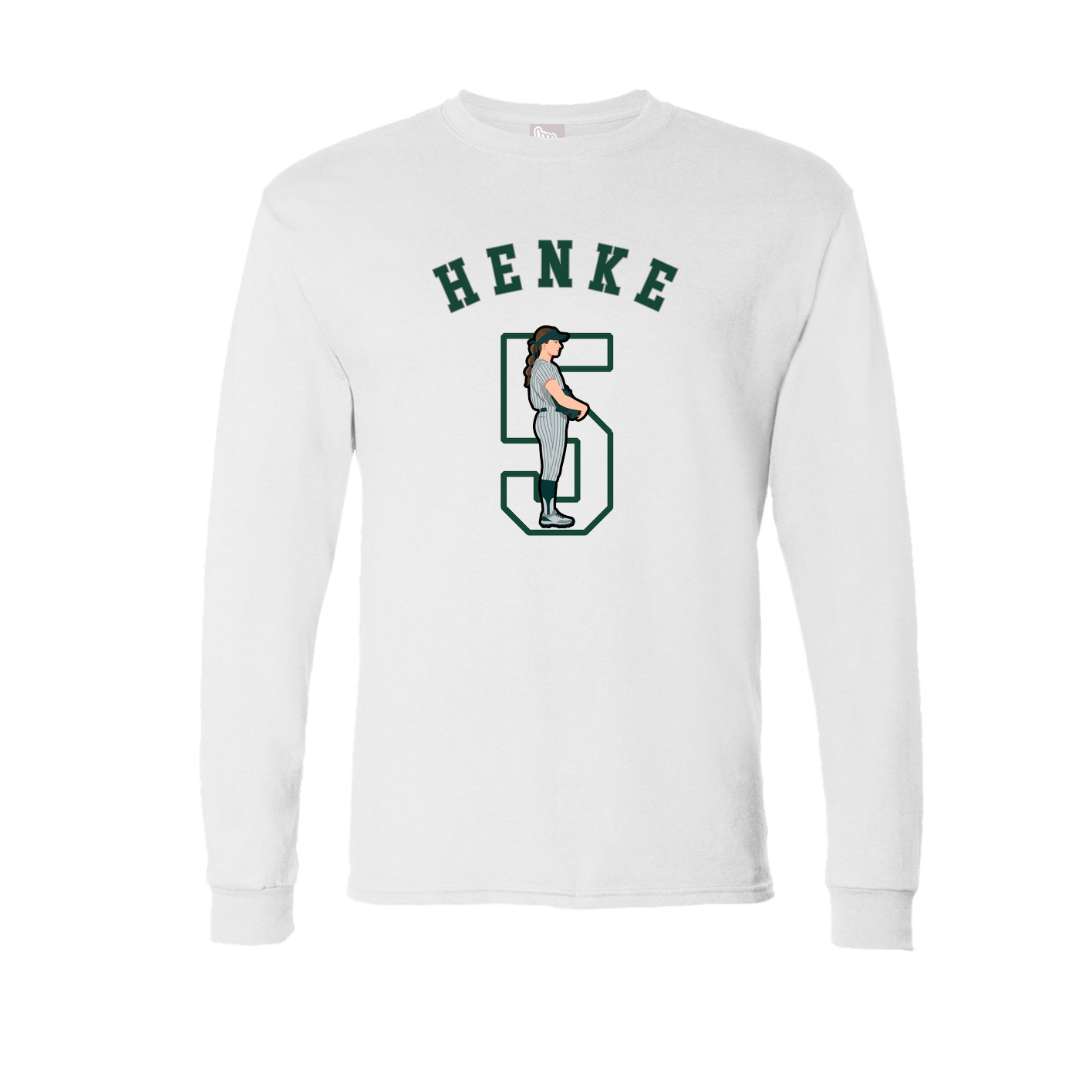 Long Sleeve Tee — Shirsey Arch in White