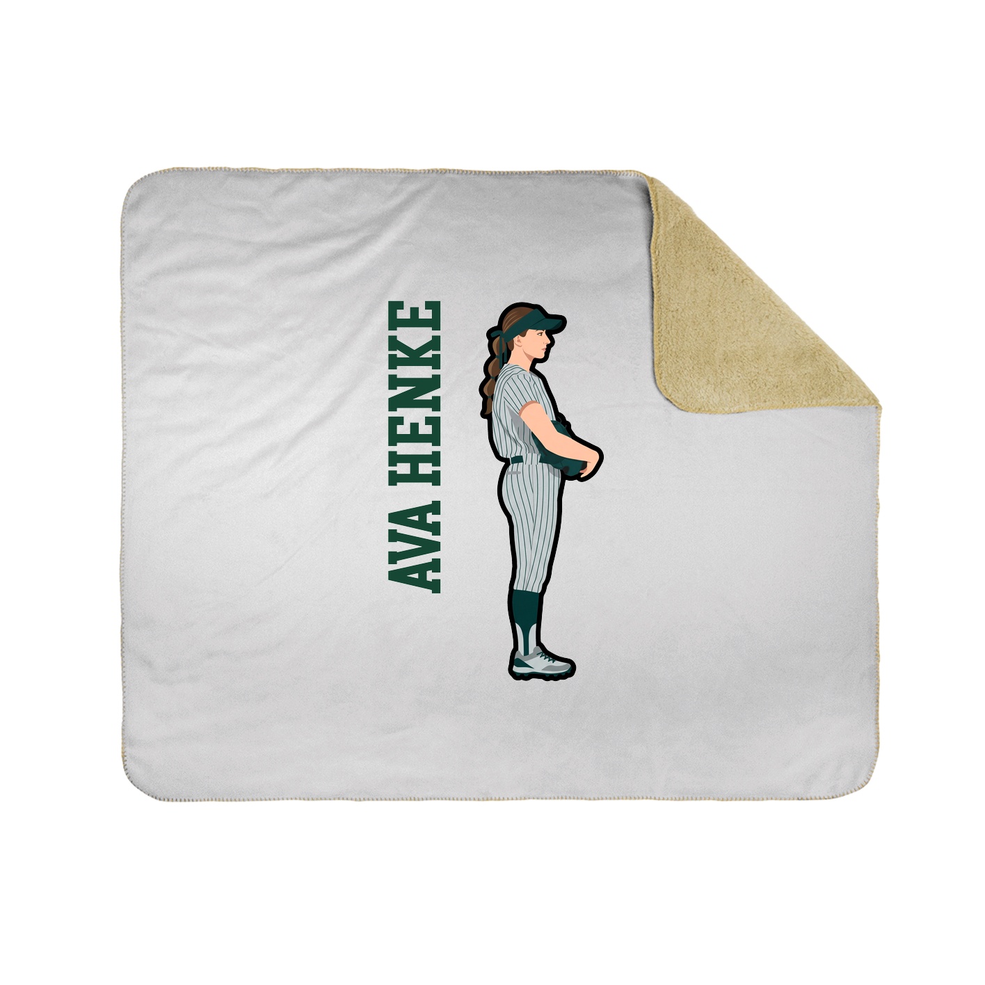 50x60 Sherpa Lined Throw Blanket