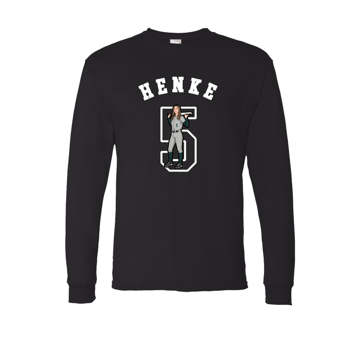 Long Sleeve Tee — Shirsey Arch in Black