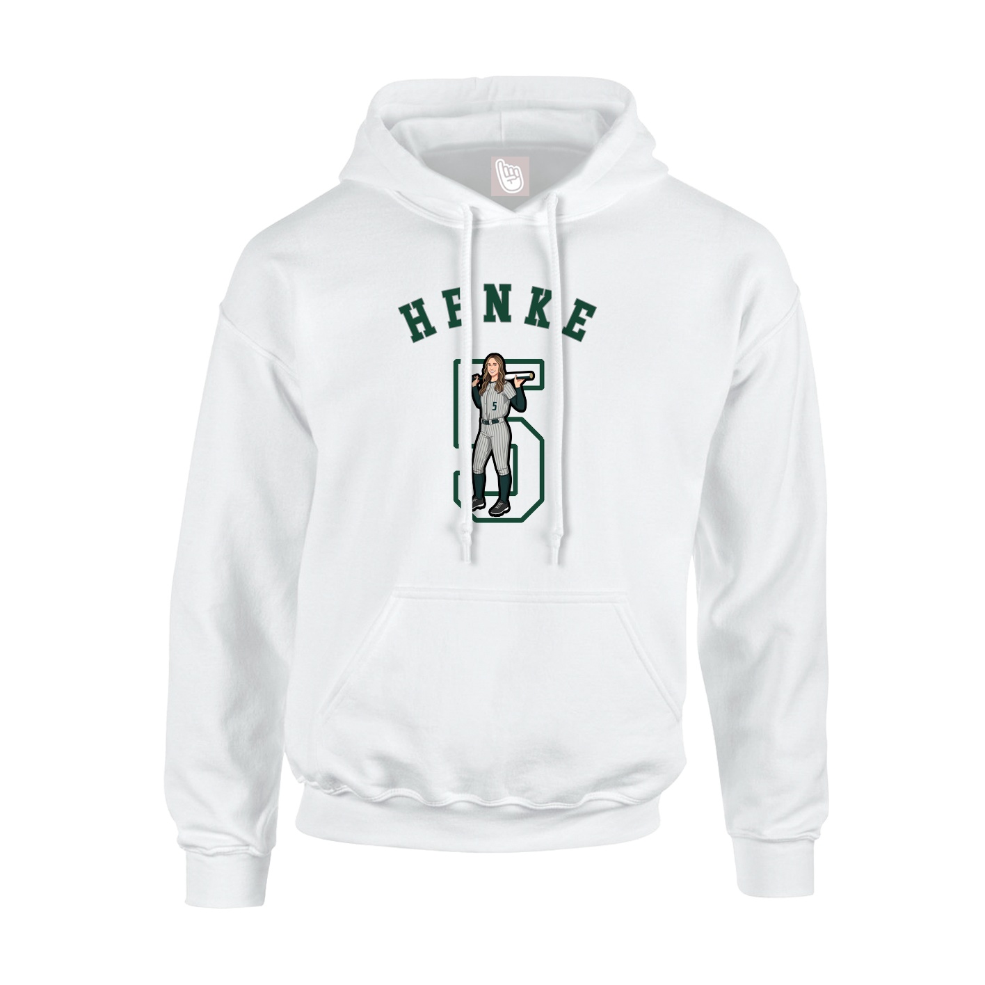 Hoodie — Shirsey Arch in White