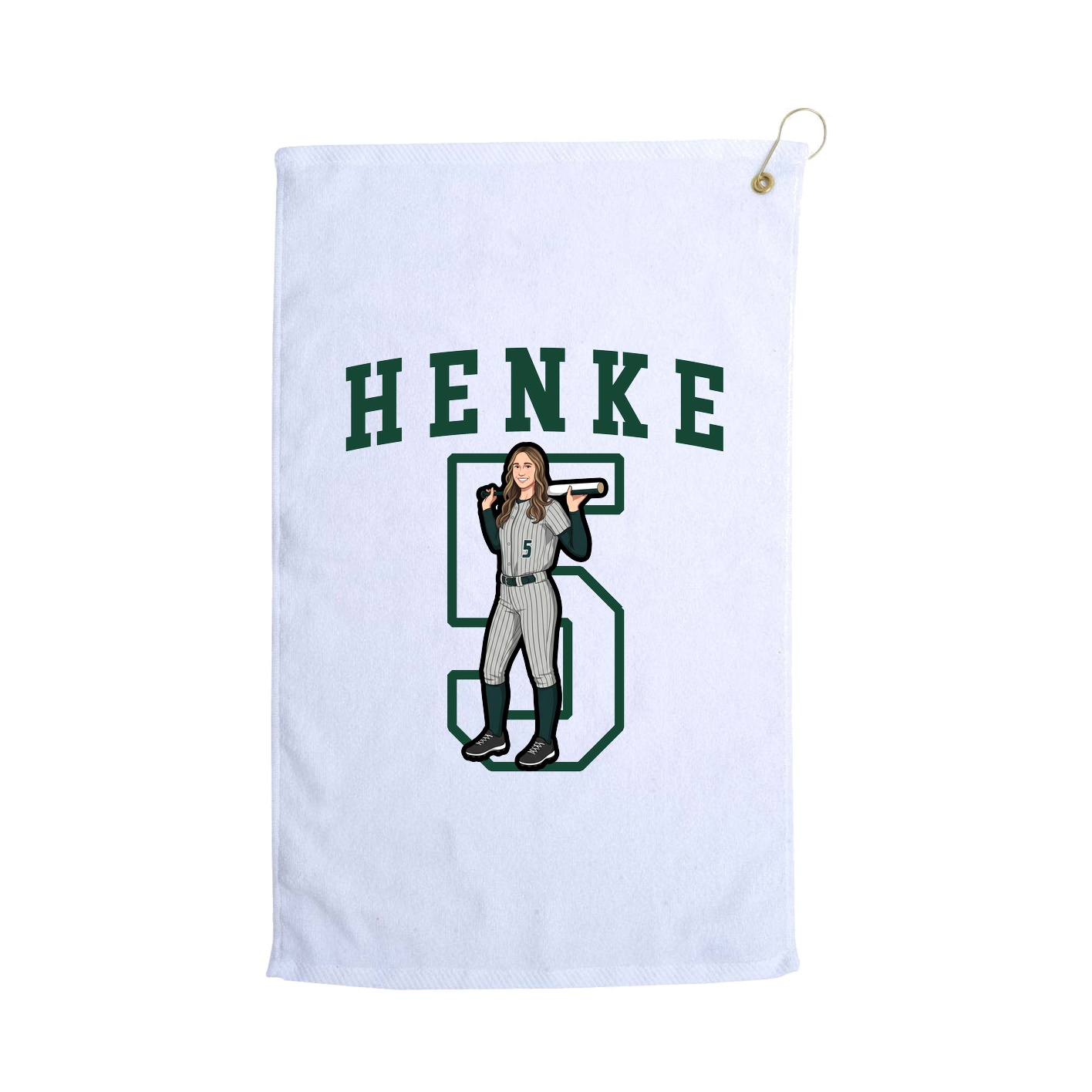 Golf Towel — Shirsey in White