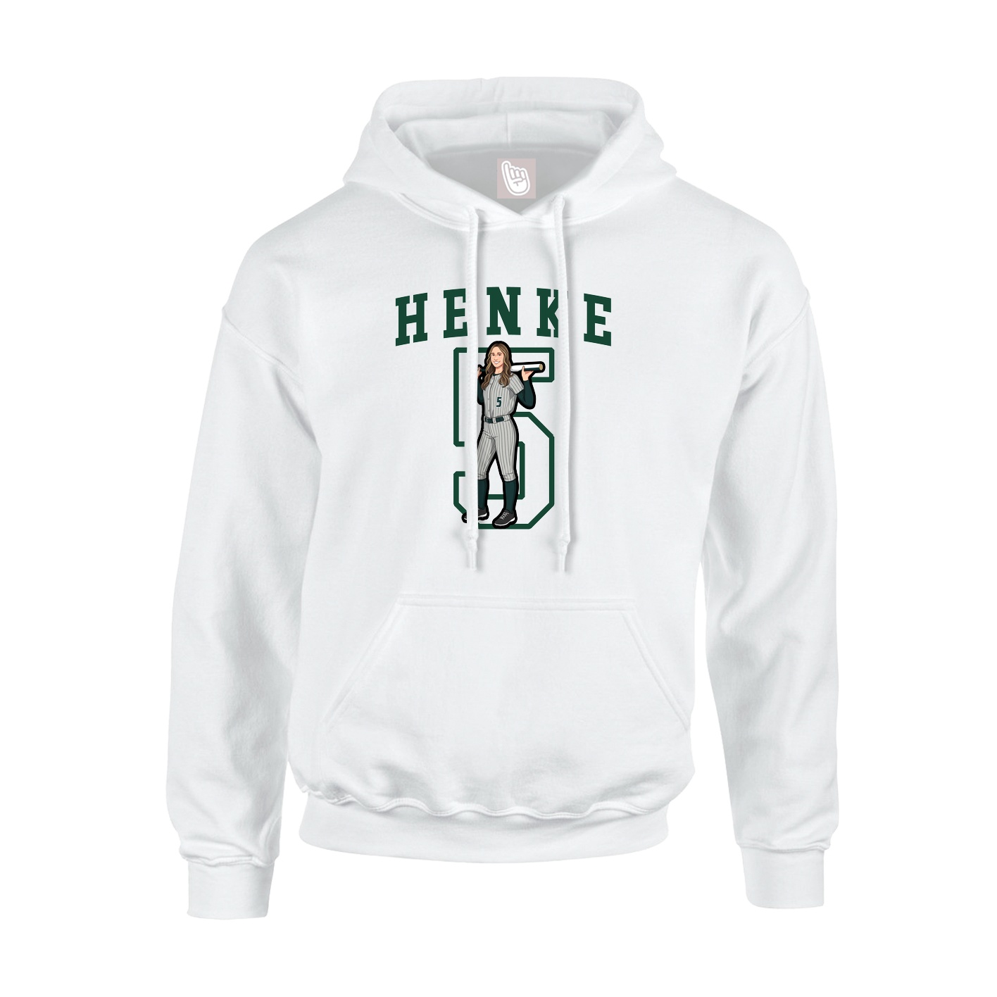 Hoodie — Shirsey in White