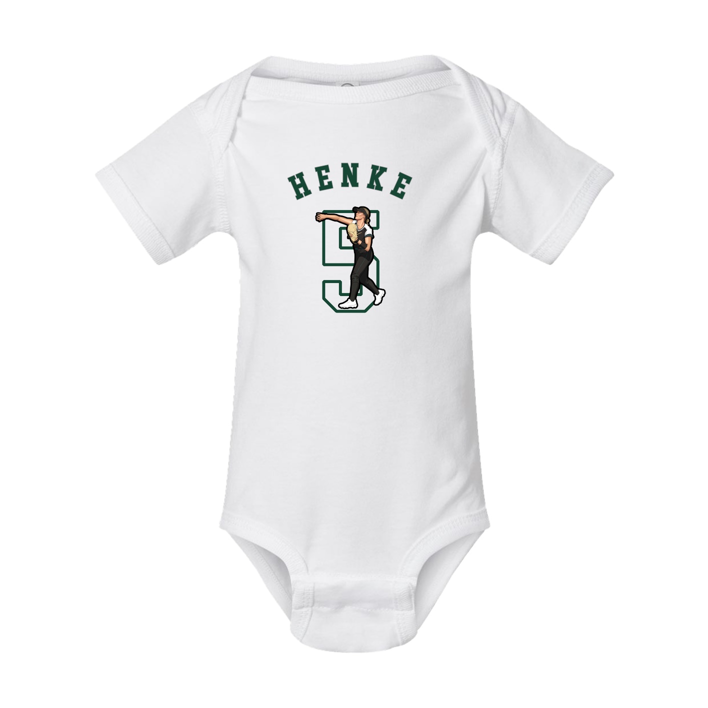 Baby Onesie — Shirsey Arch in White