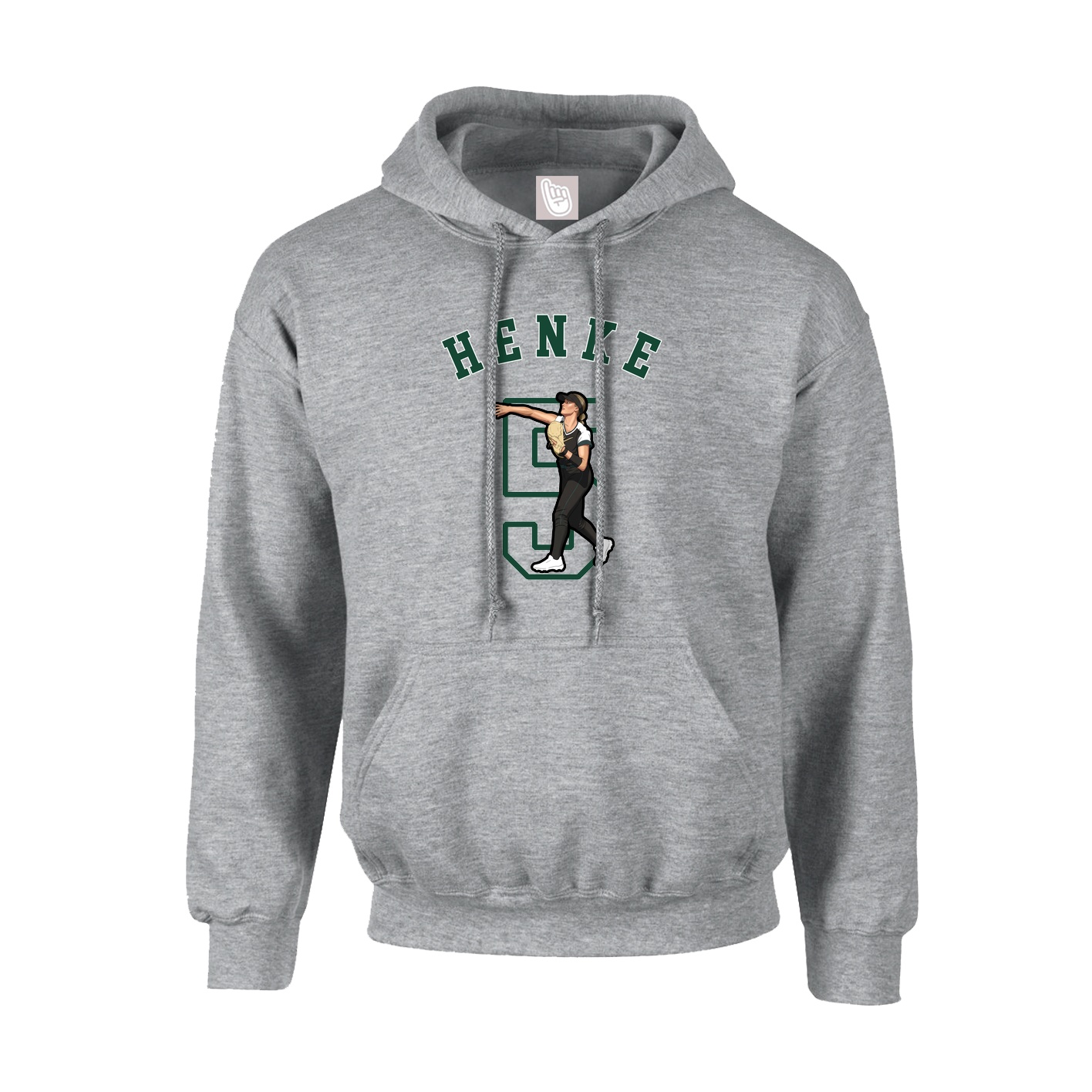 Youth Hoodie — Shirsey Arch in Grey