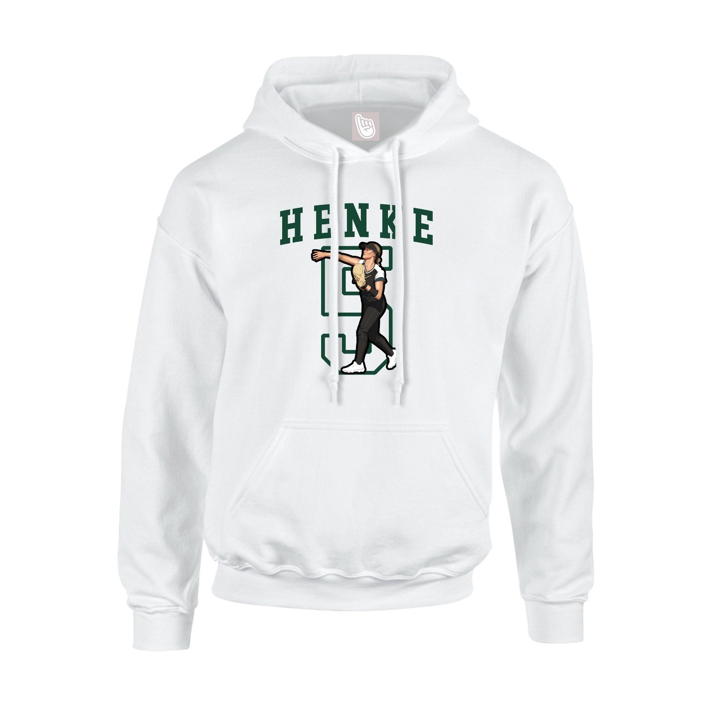 Hoodie — Shirsey in White