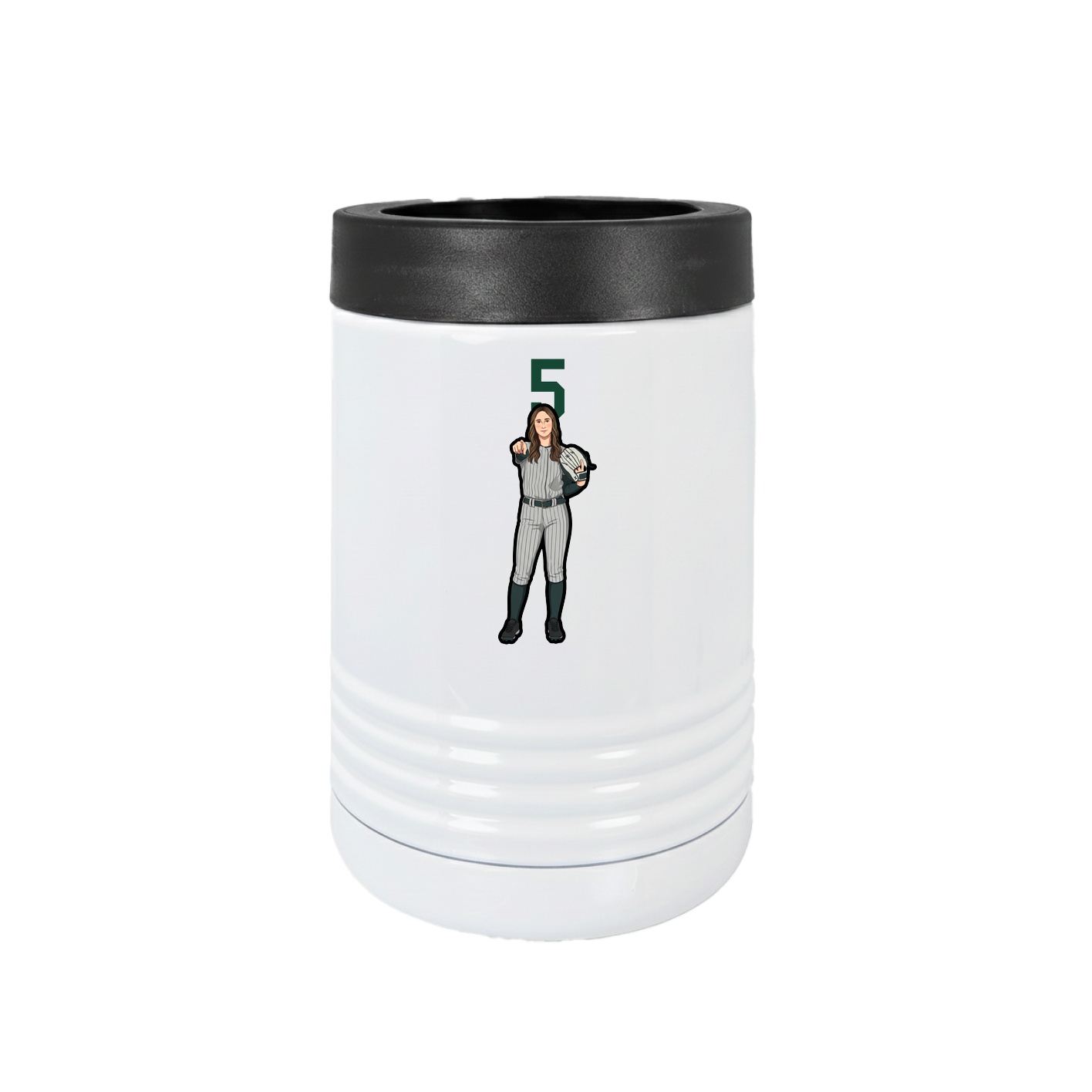 Beverage Holder — Number Top in White
