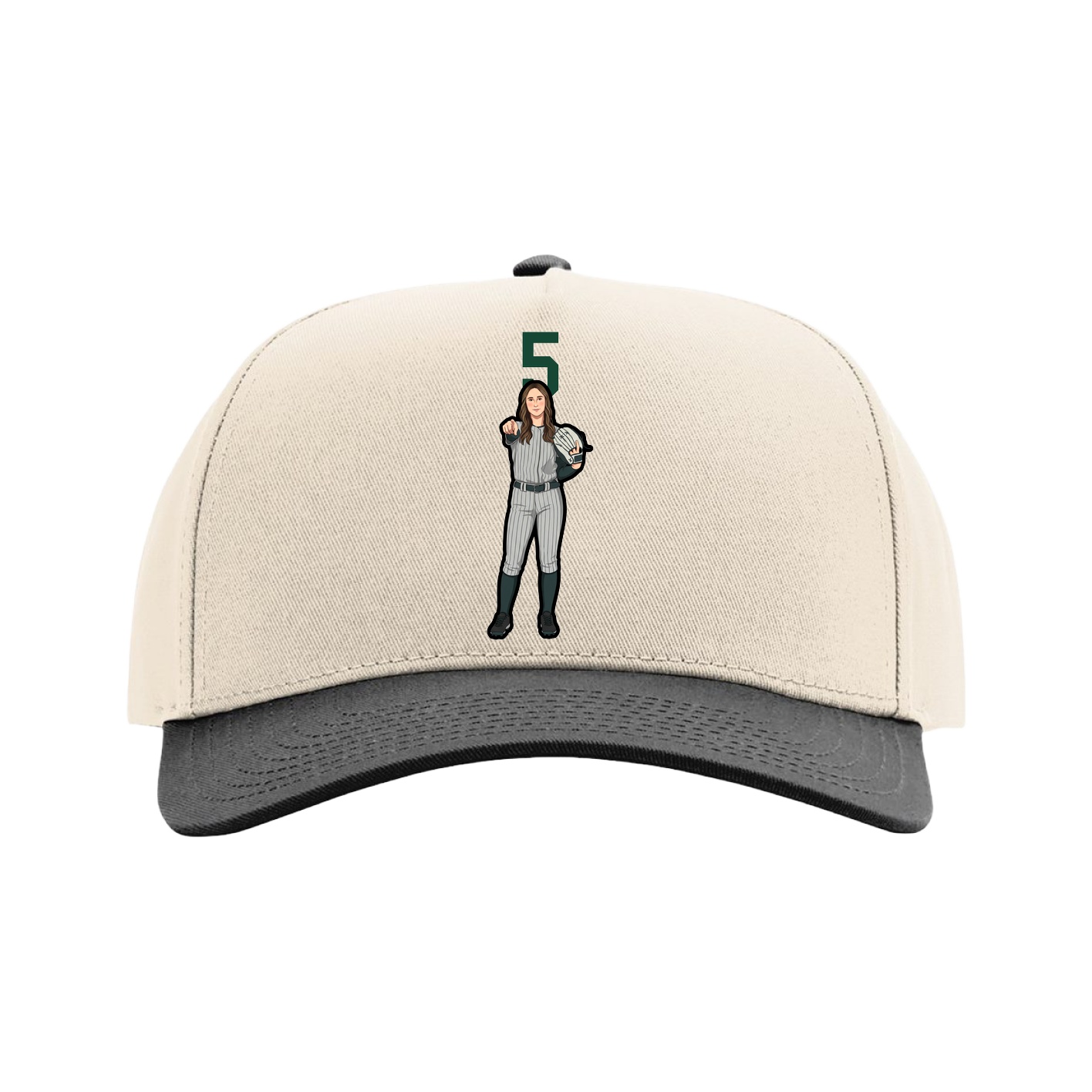 Full Fabric Five-Panel Champ Cap