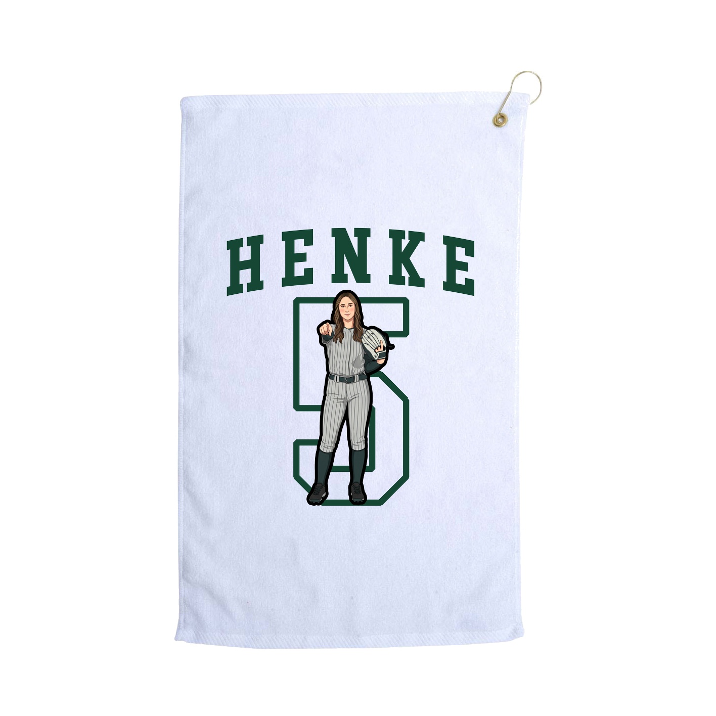 Golf Towel — Shirsey in White
