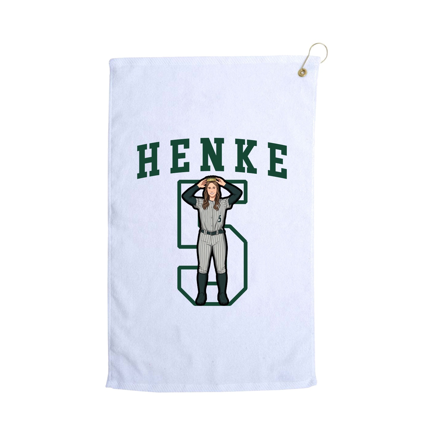 Golf Towel — Shirsey in White