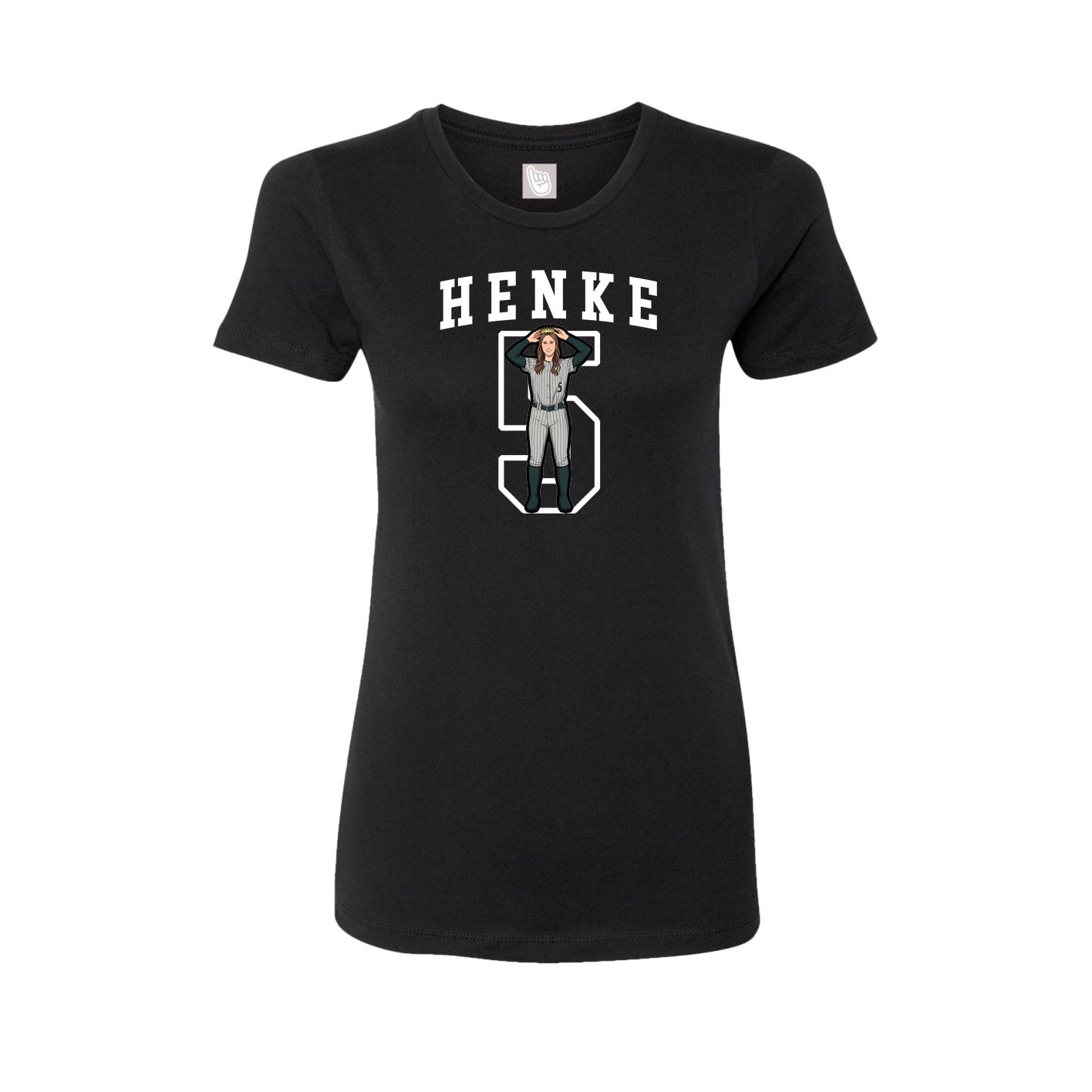 Fitted Women's Tee — Shirsey in Black