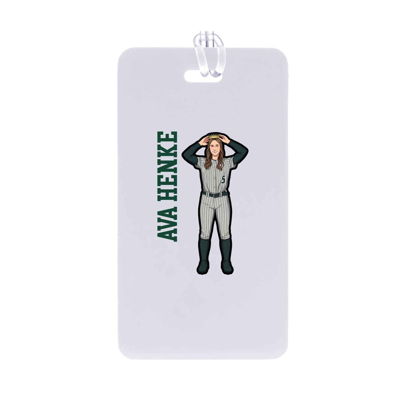 Bag Tag — Name Vertical in Classic