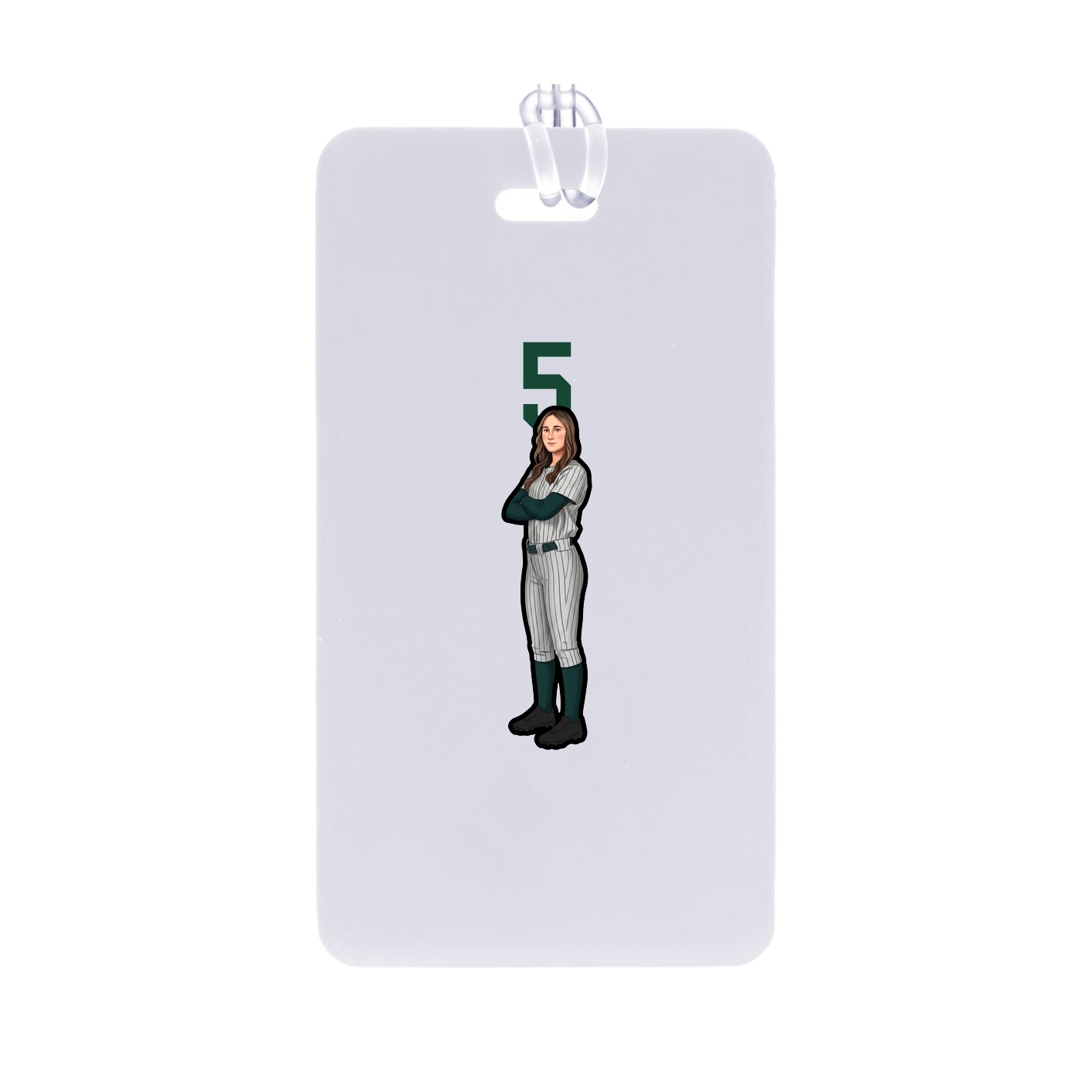 Bag Tag — Number Top in Classic