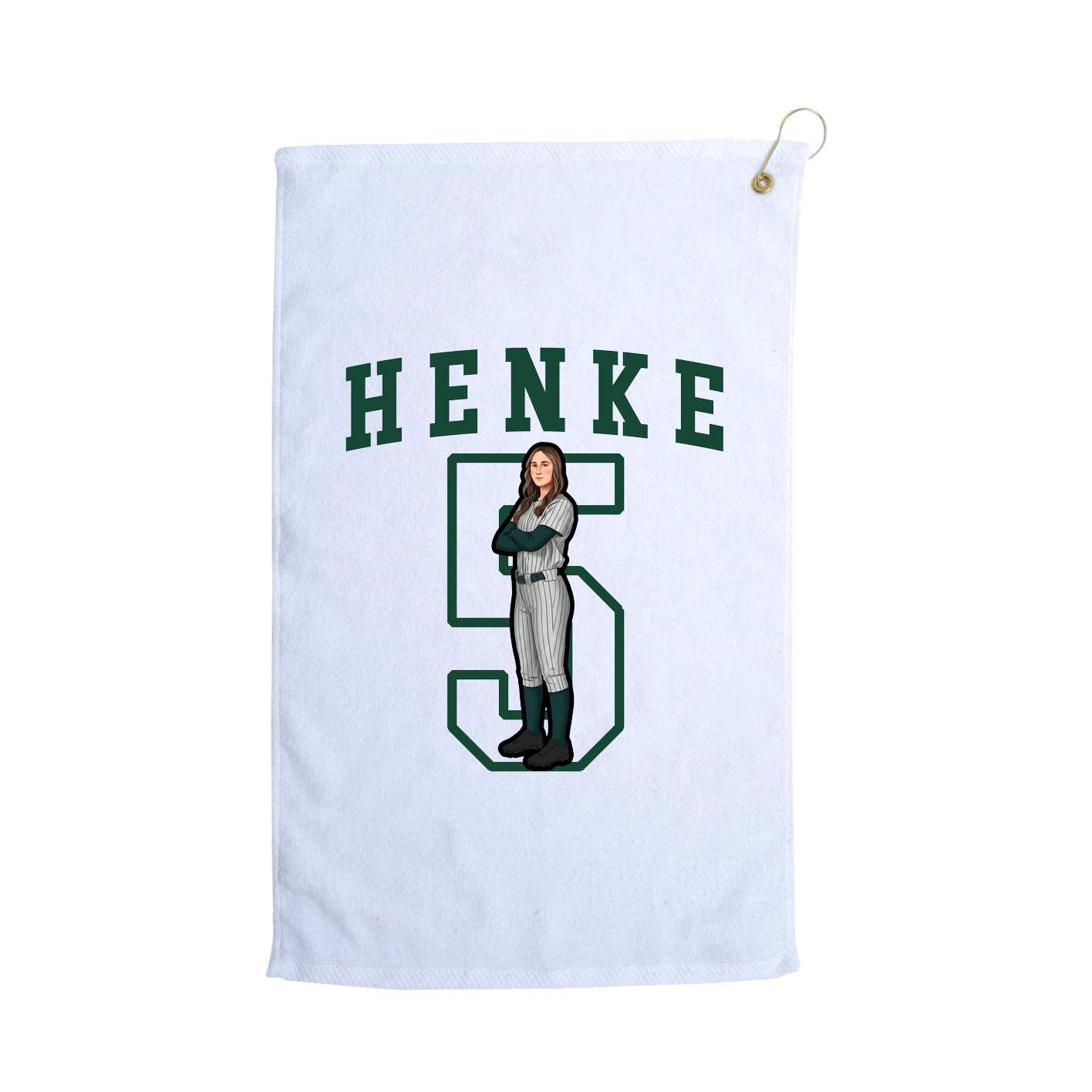 Golf Towel — Shirsey in White