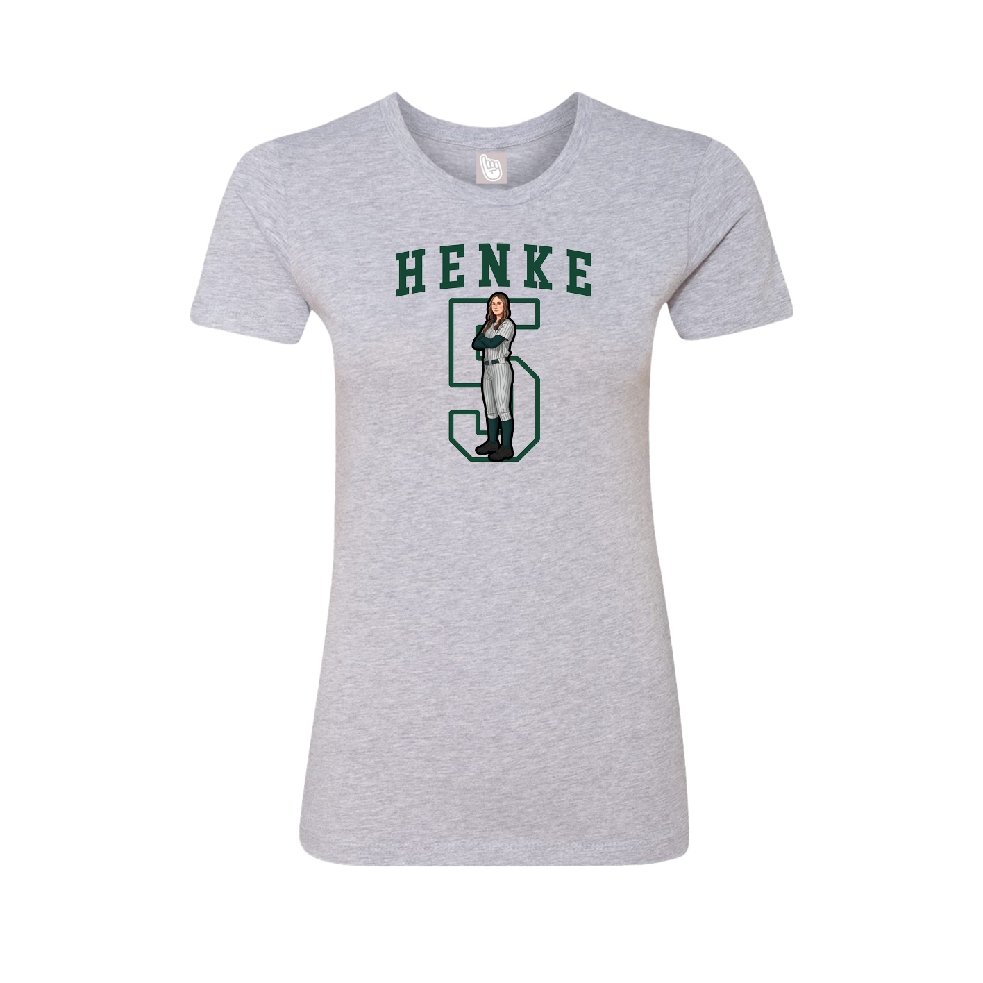 Fitted Women's Tee — Shirsey in Grey
