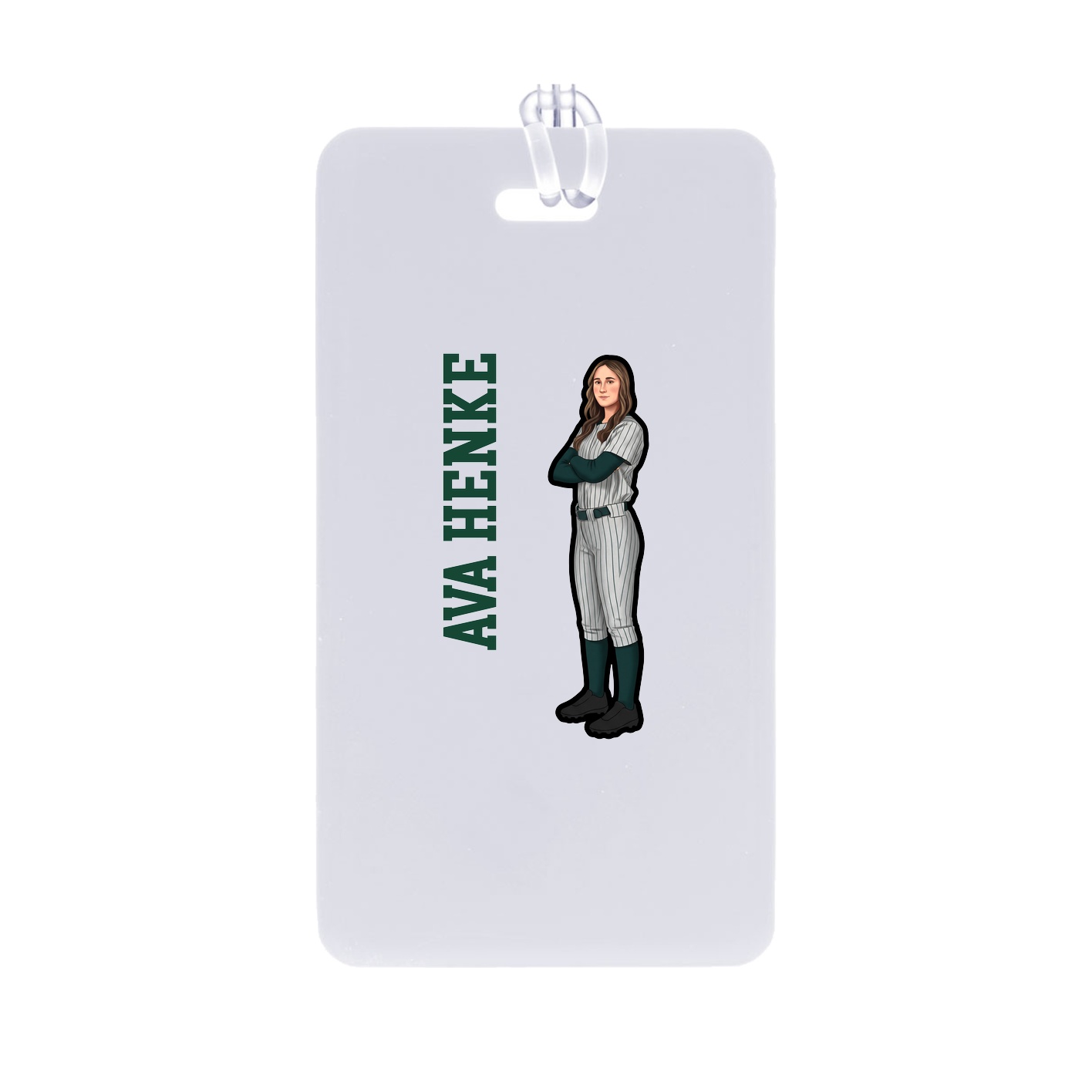 Bag Tag — Name Vertical in Classic