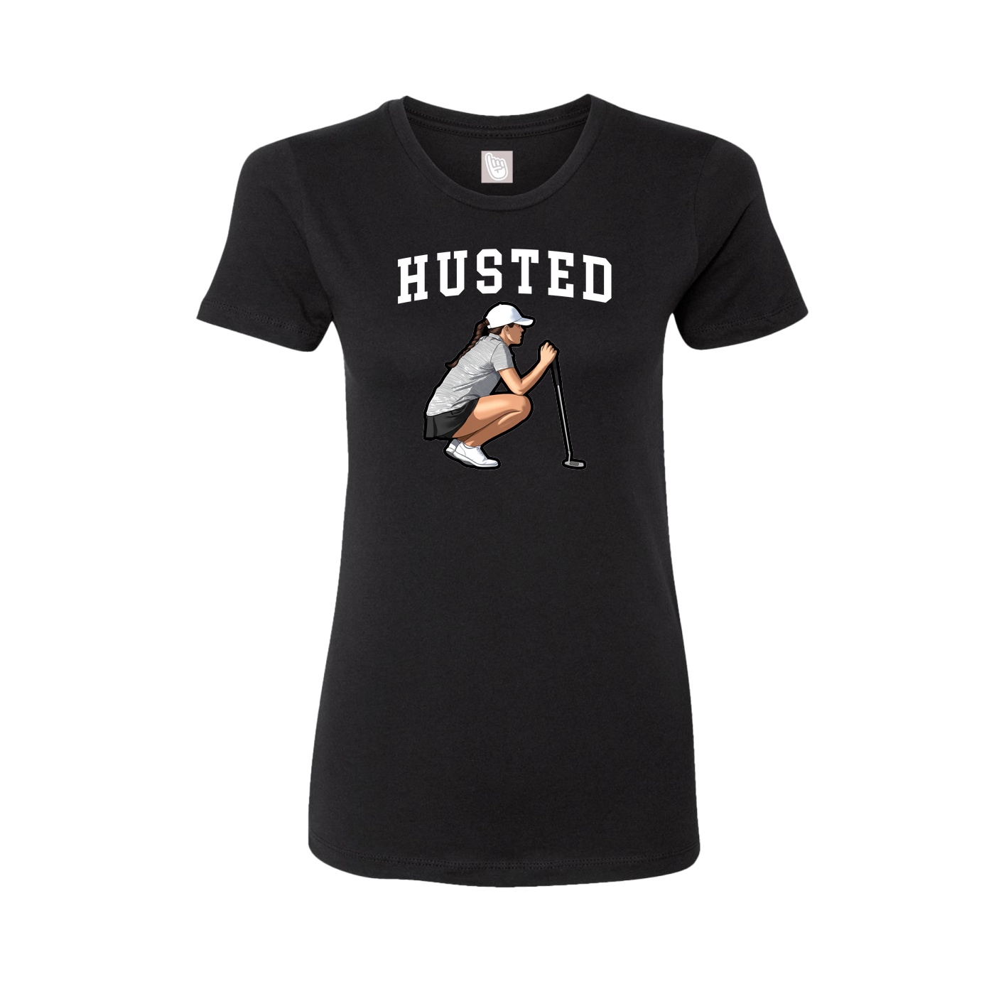 Fitted Women's Tee — Shirsey in Black