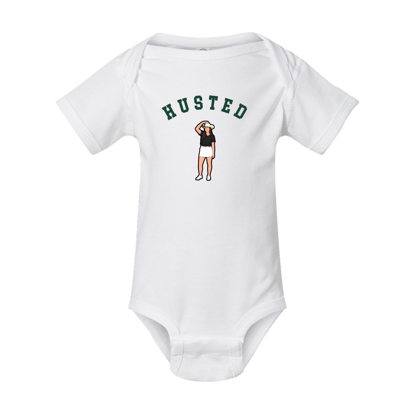 Baby Onesie — Shirsey Arch in White