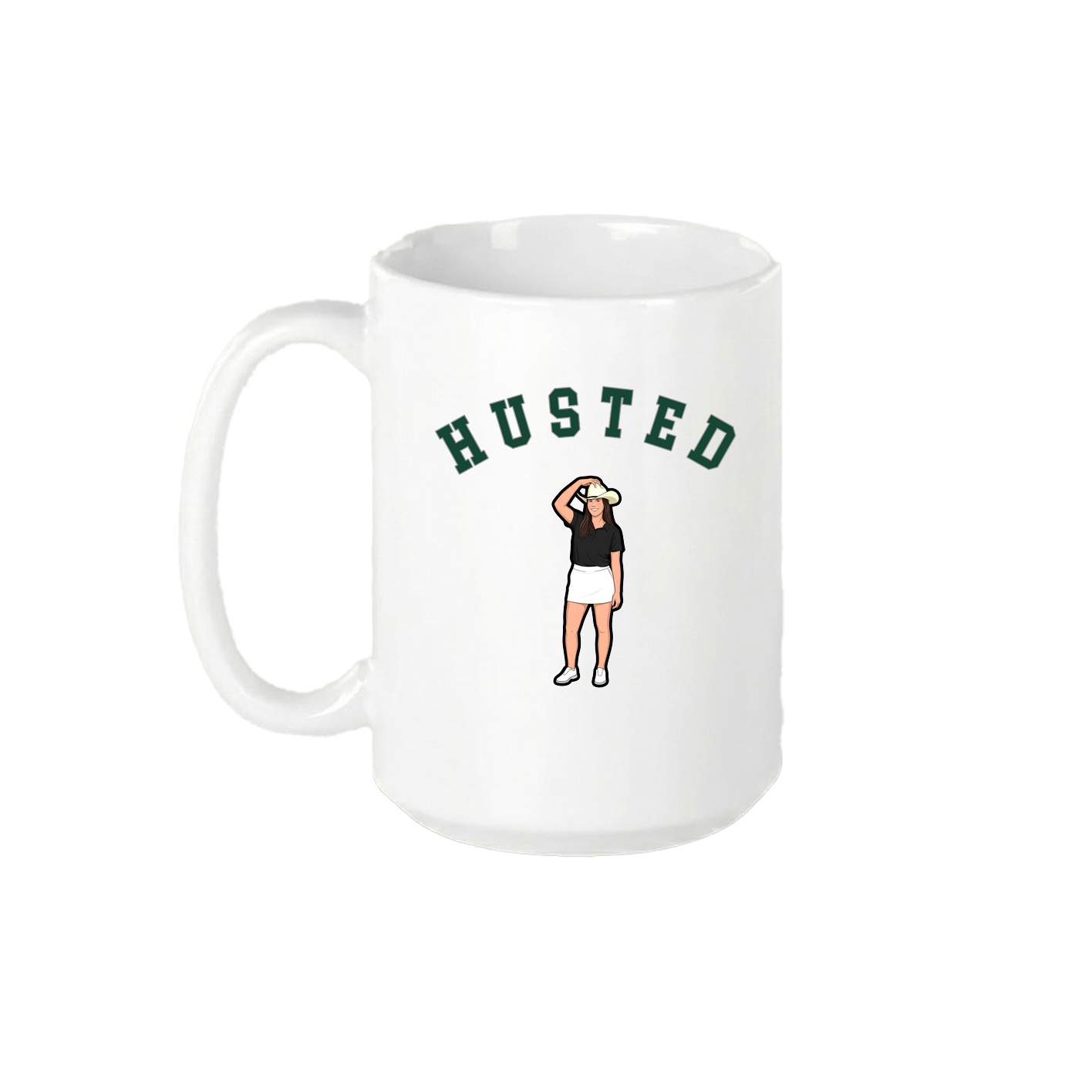 15oz Coffee Mug — Shirsey Arch in White
