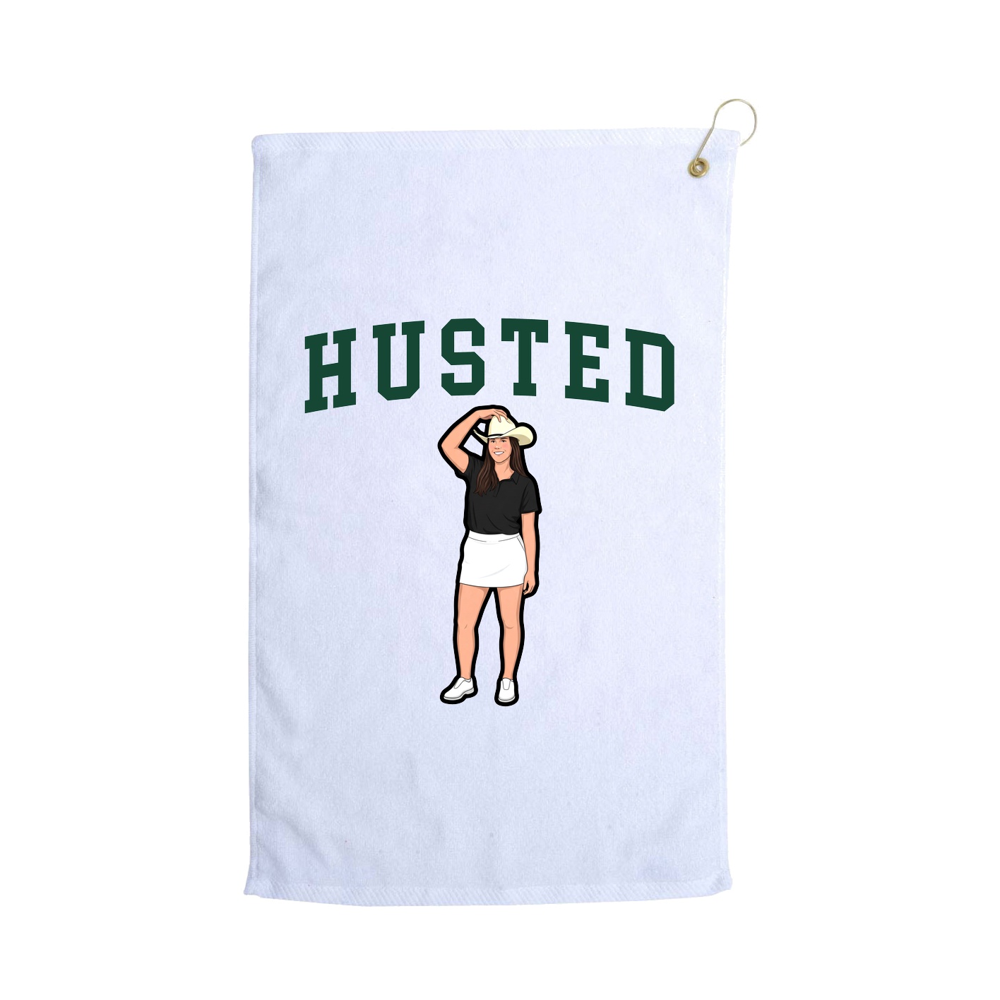 Golf Towel — Shirsey in White