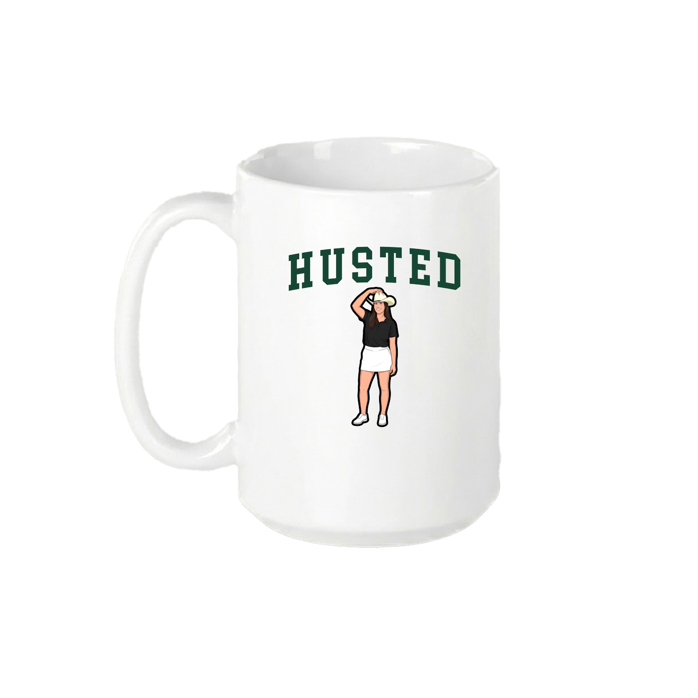 15oz Coffee Mug — Shirsey in White