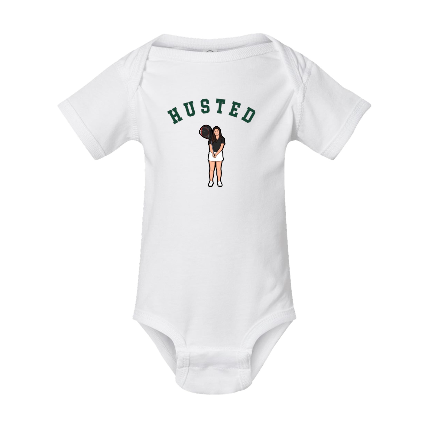 Baby Onesie — Shirsey Arch in White