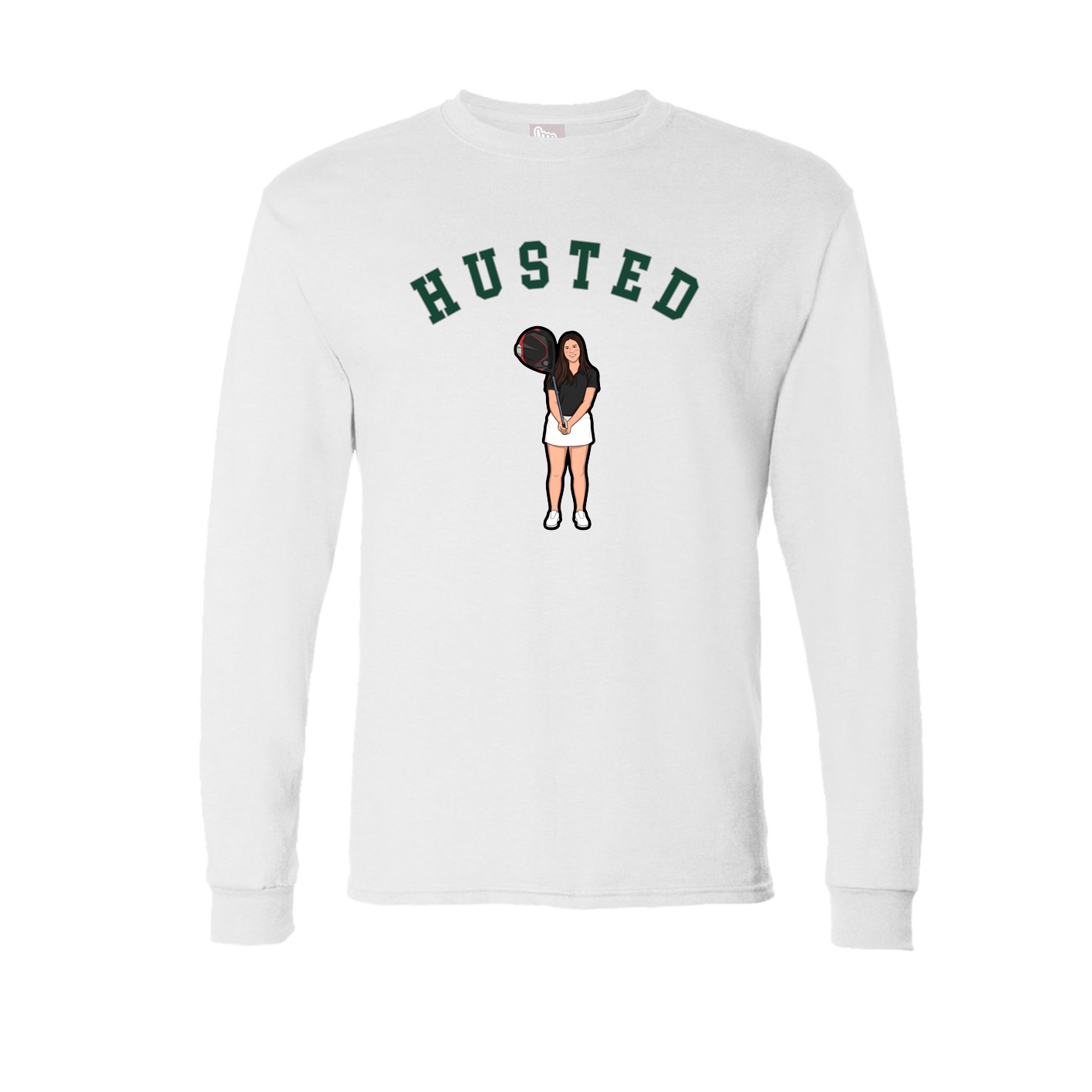 Long Sleeve Tee — Shirsey Arch in White