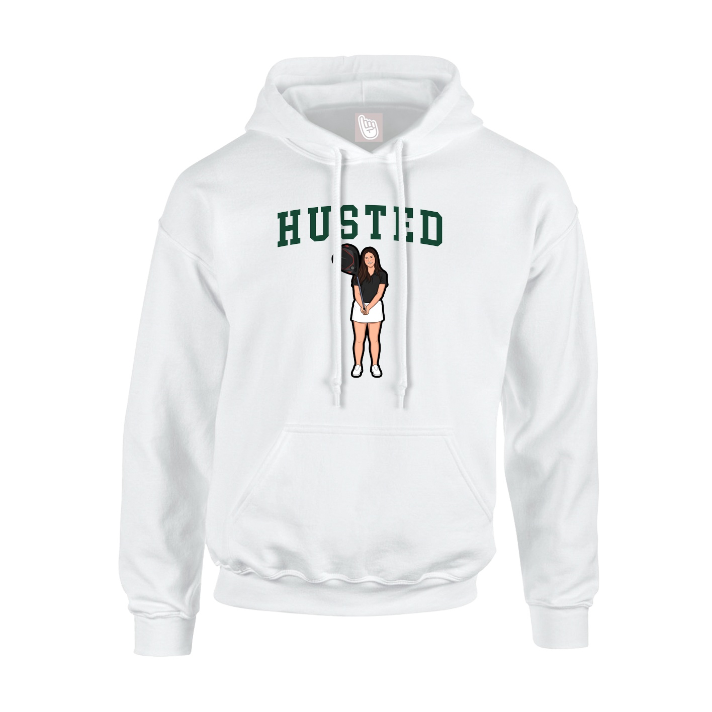 Hoodie — Shirsey in White