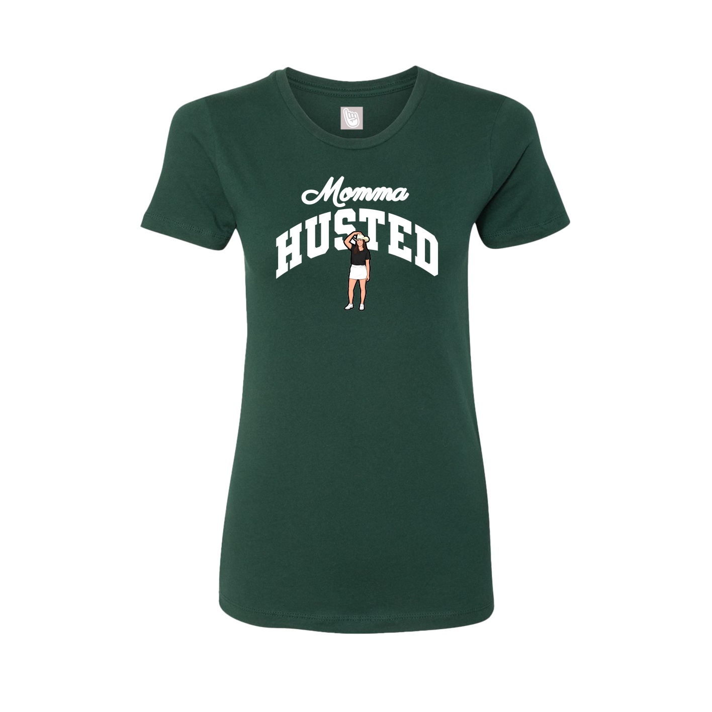 Womens Tee — Mothers Day Arch in Green