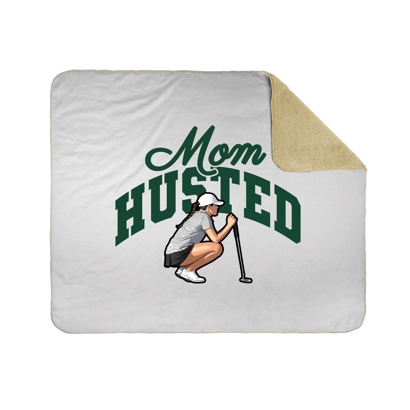 Throw Blanket — Mothers Day Arch in White