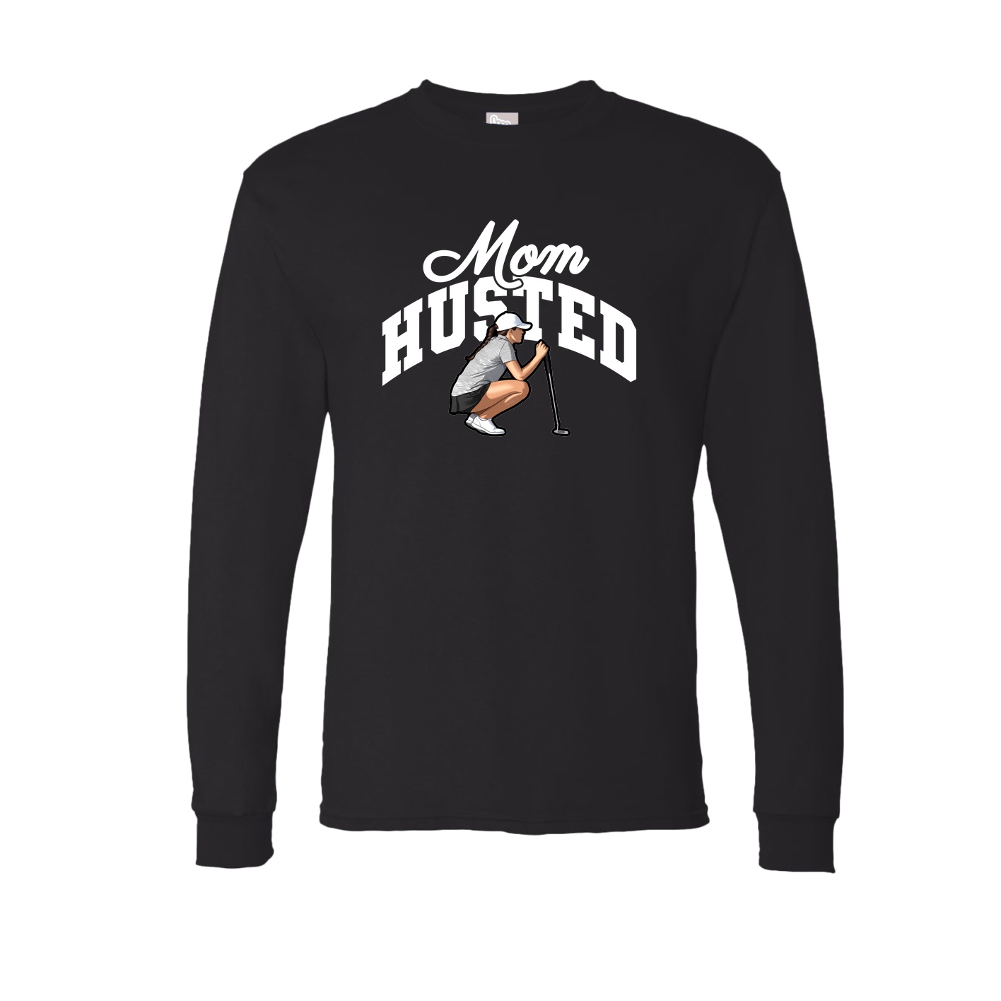 Long Sleeve Tee — Mothers Day Arch in Black