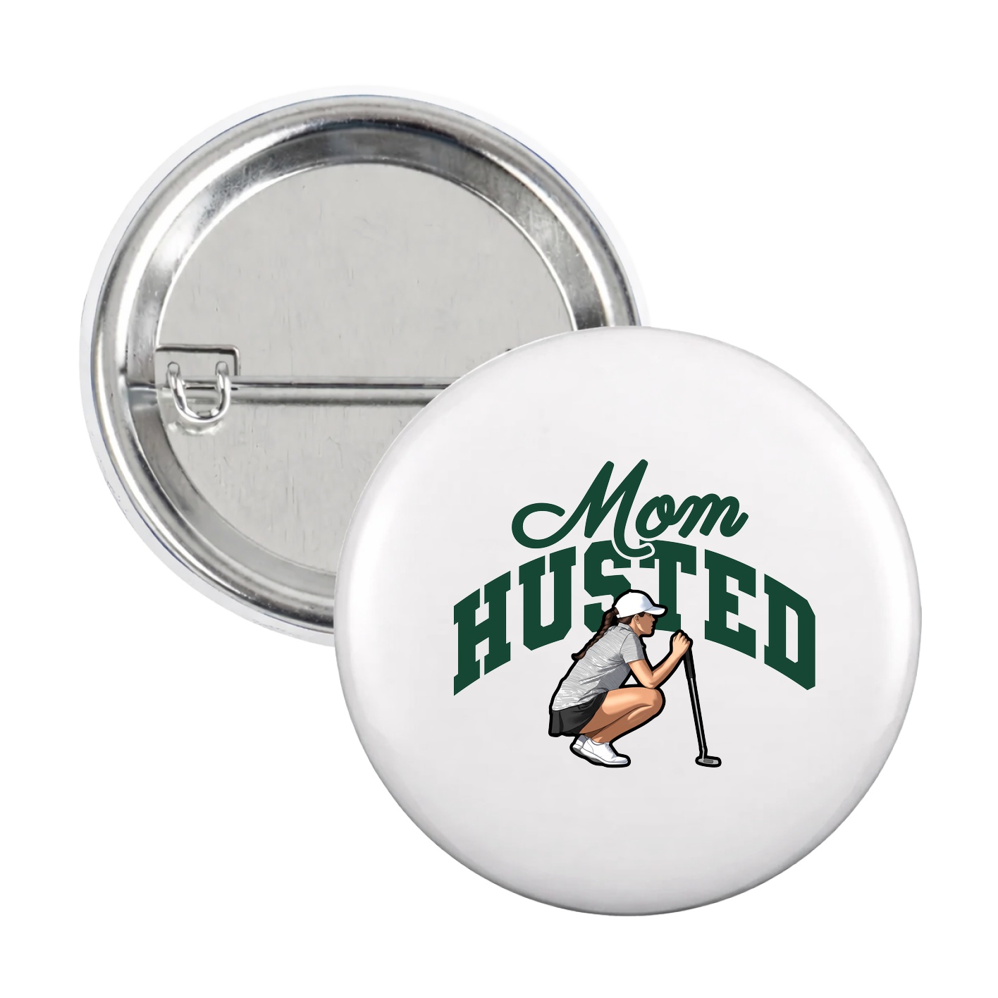 Game Day Button — Mothers Day Arch in White