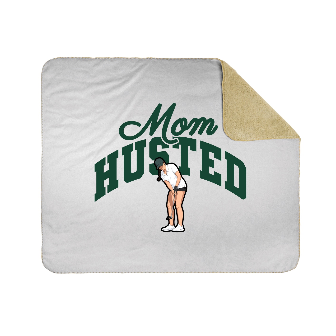 Throw Blanket — Mothers Day Arch in White