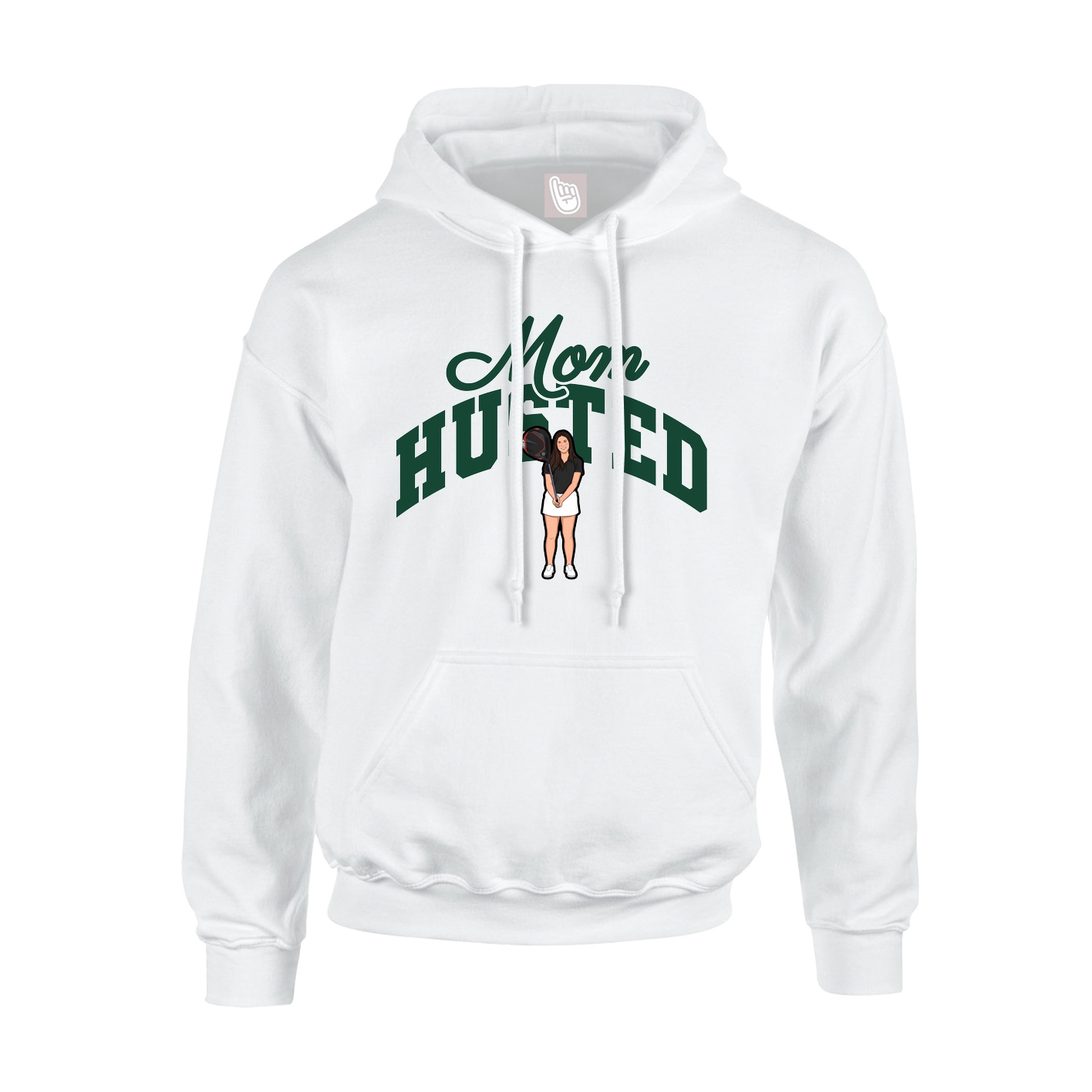 Hoodie — Mothers Day Arch in White