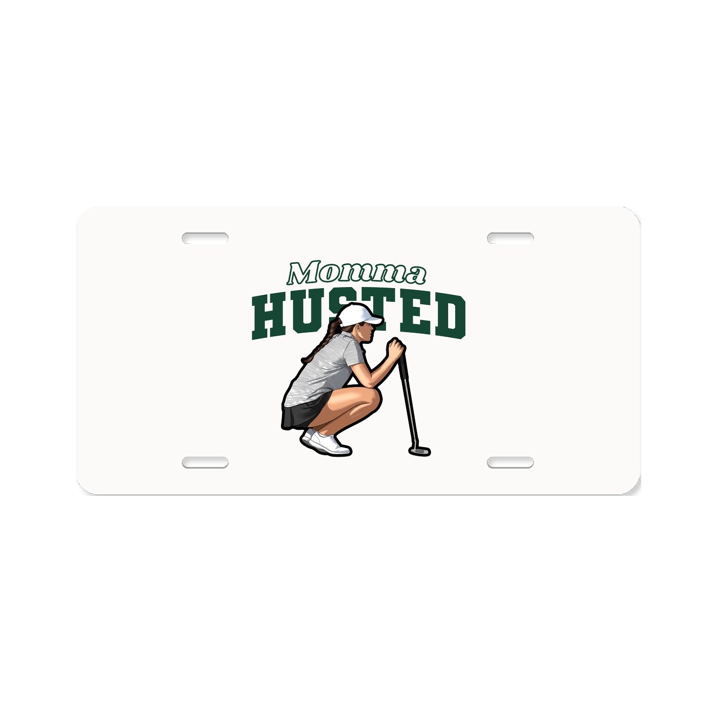 License Plate — Mothers Day Block in Classic