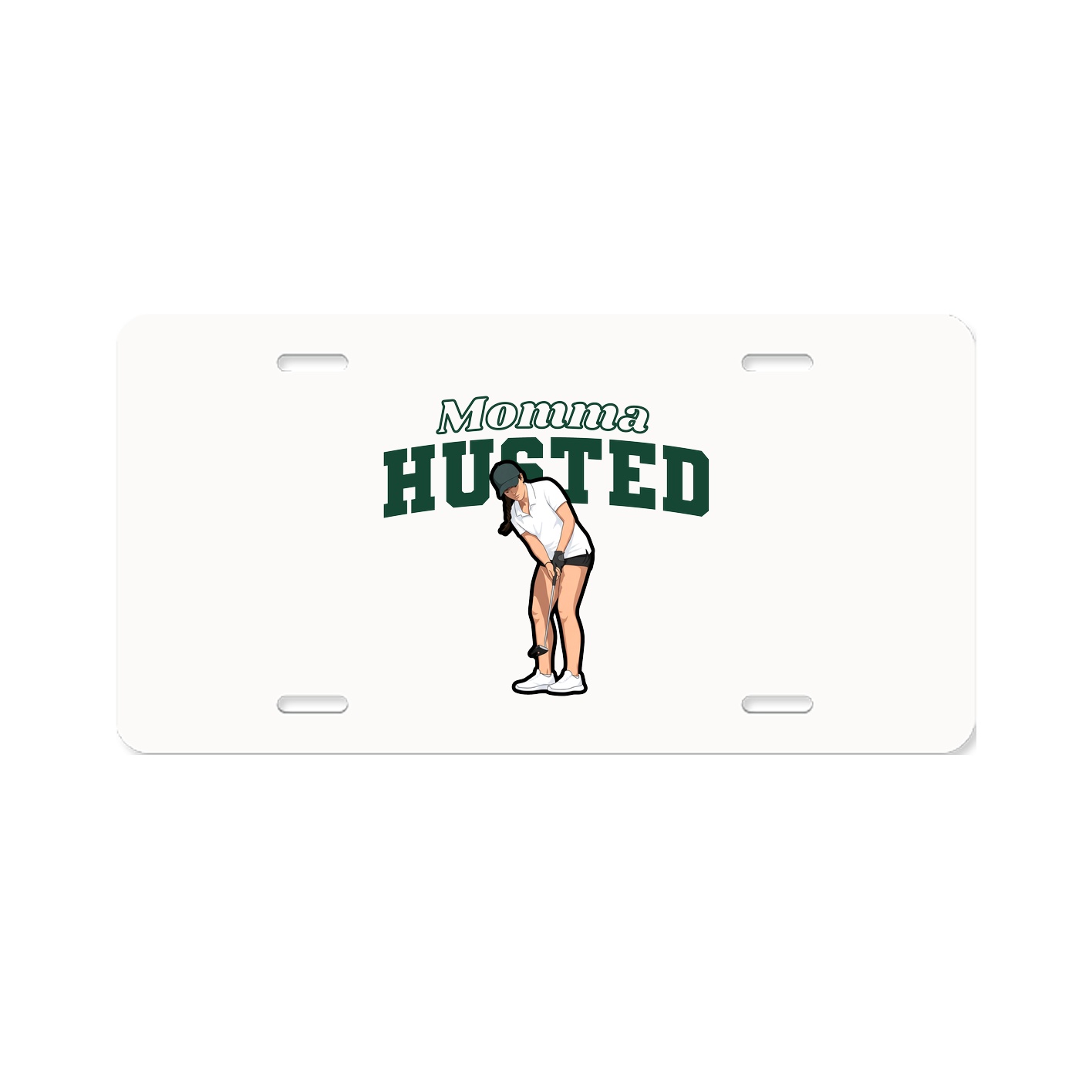 License Plate — Mothers Day Block in Classic