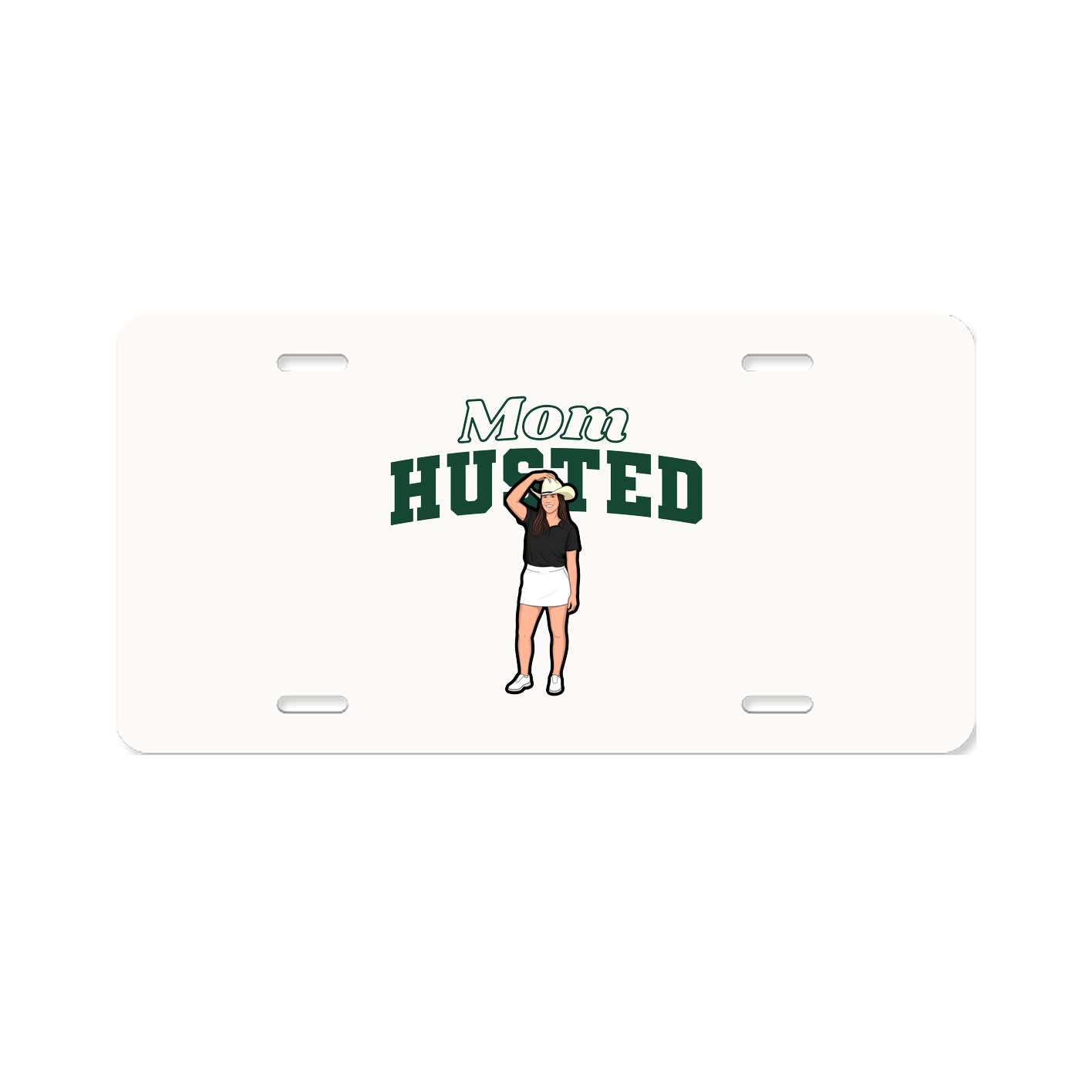 License Plate — Mothers Day Block in Classic
