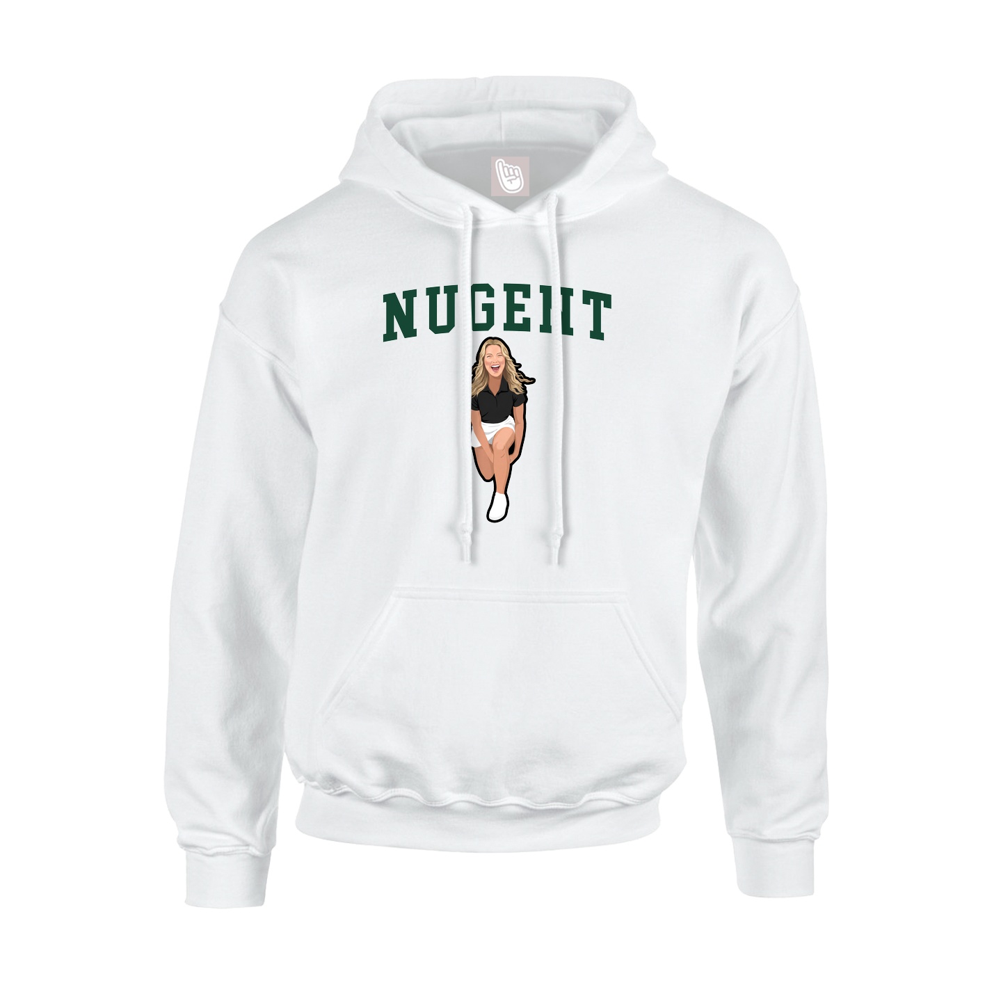 Hoodie — Shirsey in White
